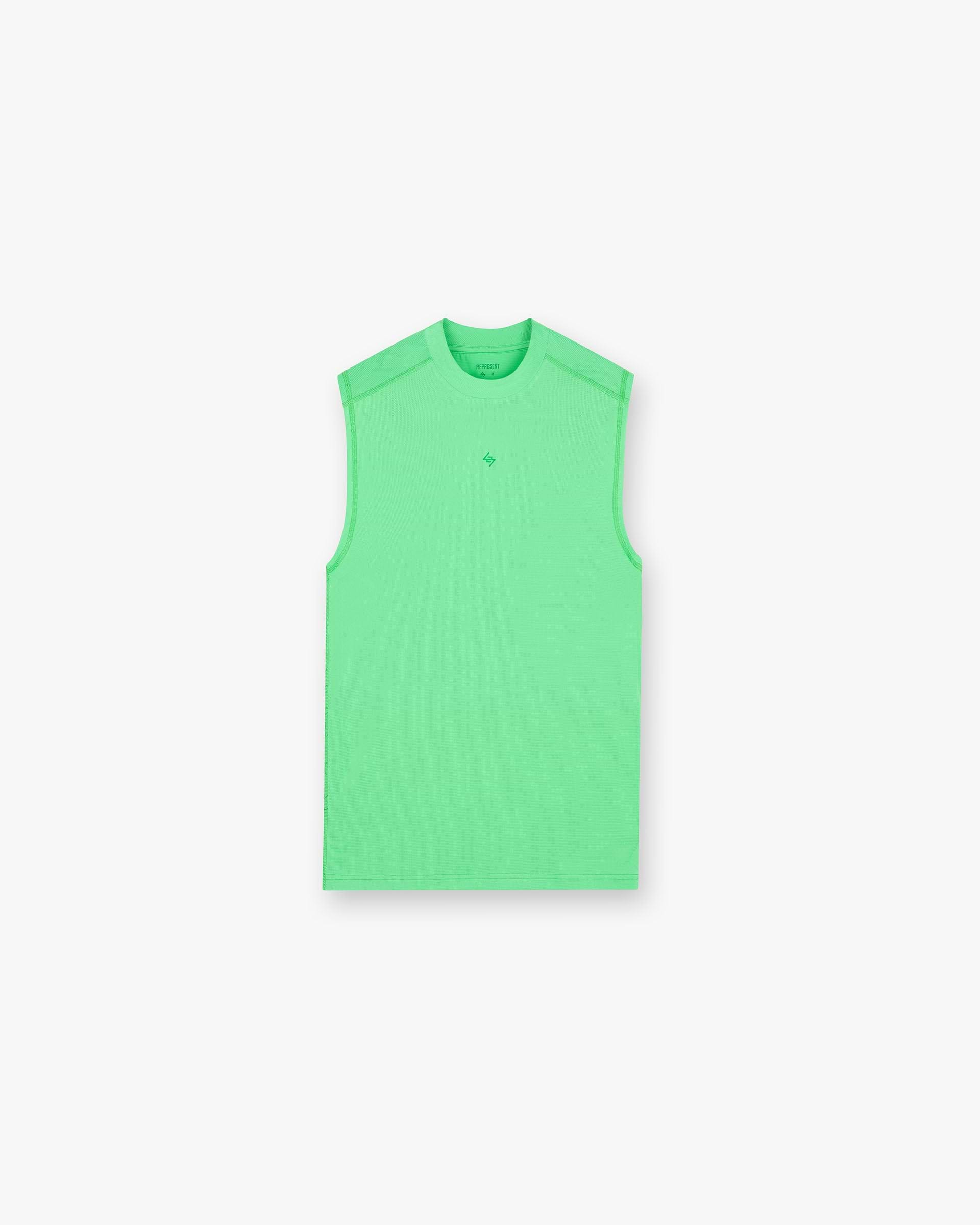 247 Contour Run Tank - Speed Green