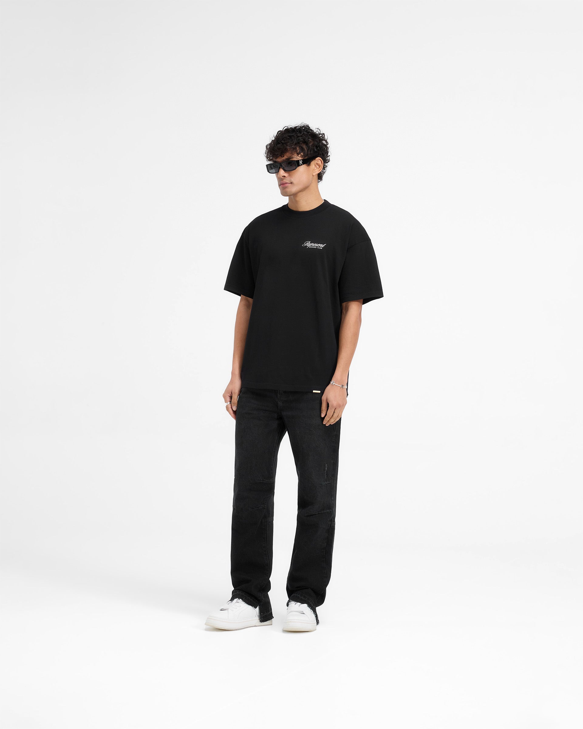 Represent X Harrods Bear Owners Club T-Shirt - Jet Black