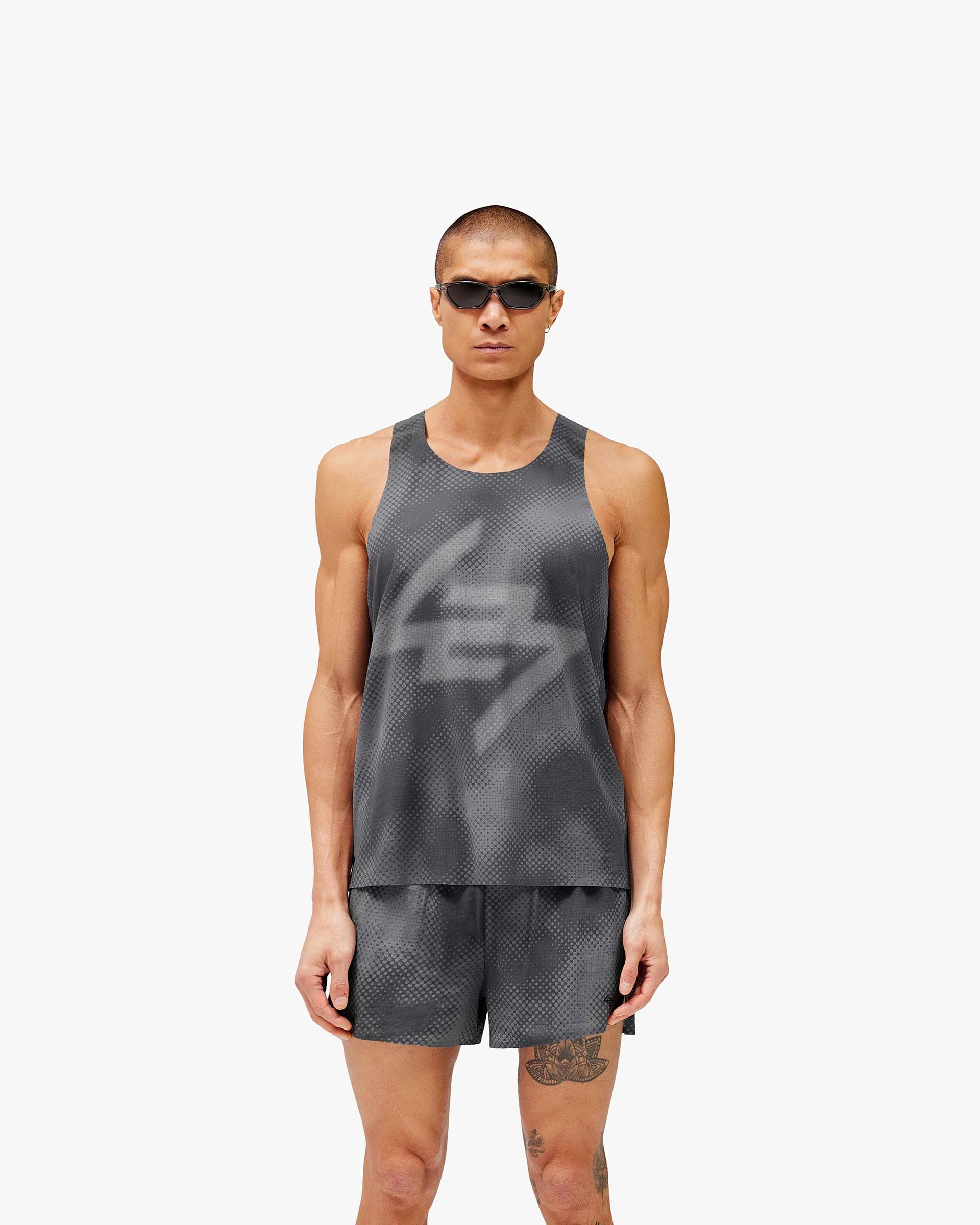 247 Ultra Singlet - Black Fade Out