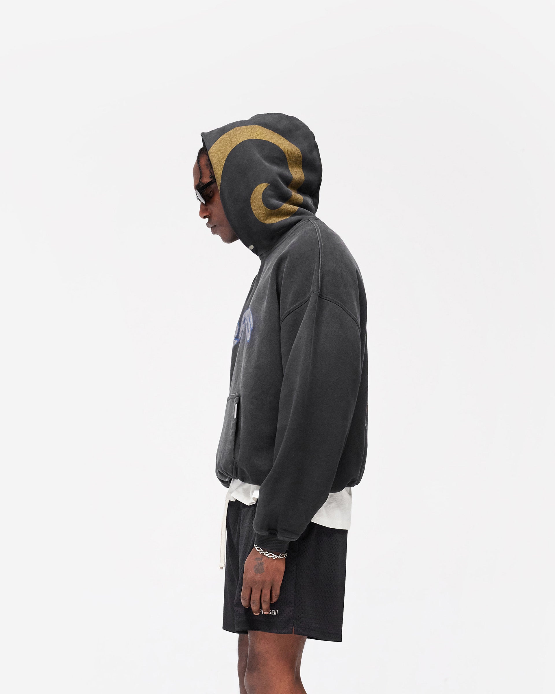 Los Angeles Rams x Represent Hoodie - Stained Black