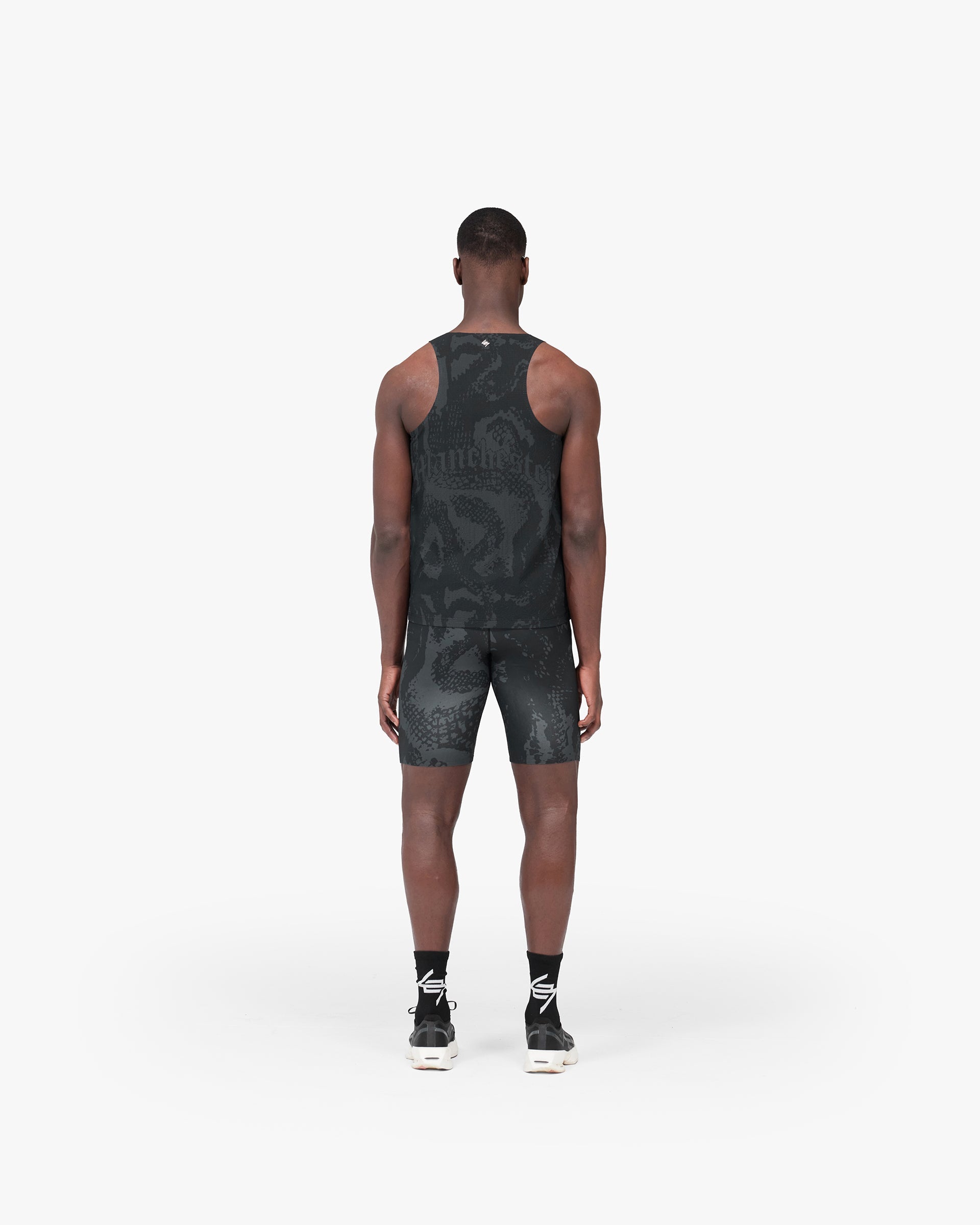 247 Manchester Singlet - Aged Black