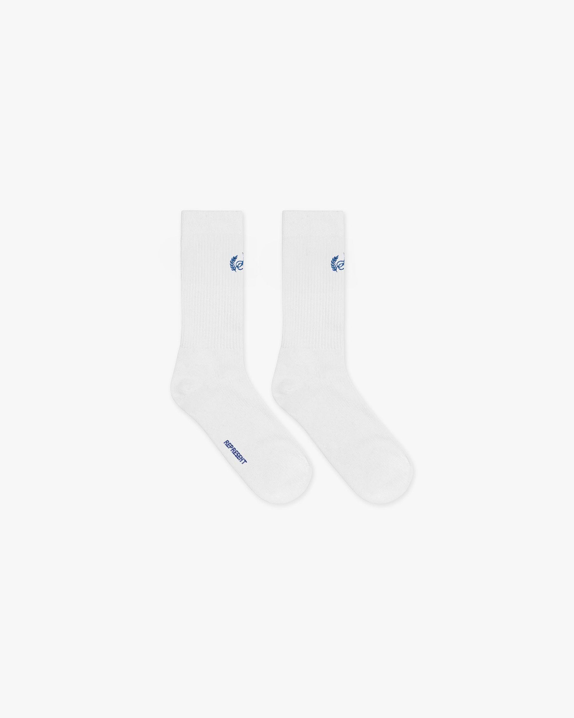 Represent Crest Socks - Flat White