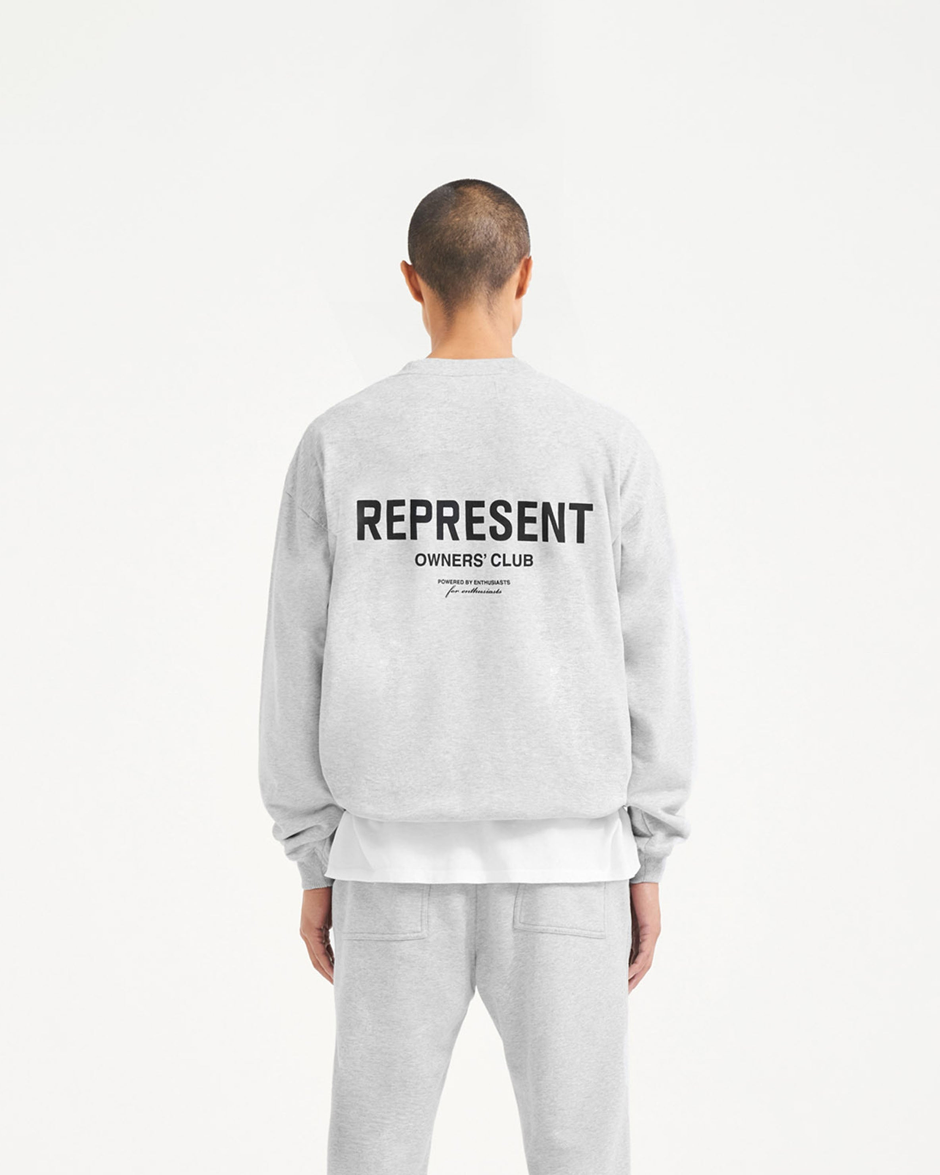 Represent Owners Club Sweater - Ash Grey