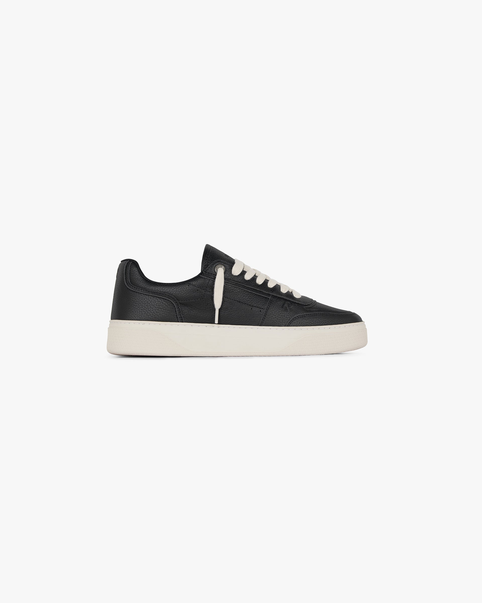 Initial Sneaker - Leather - Black