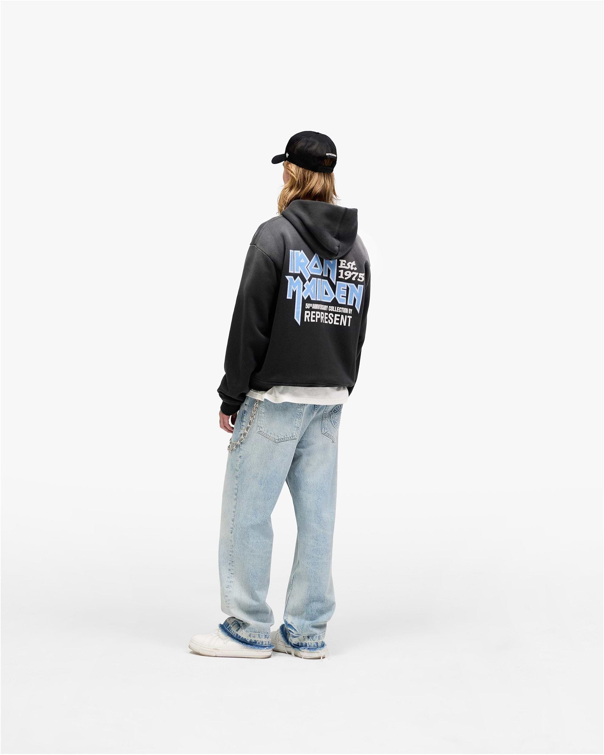 Represent X Iron Maiden Anniversary Zip up Hoodie | REPRESENT