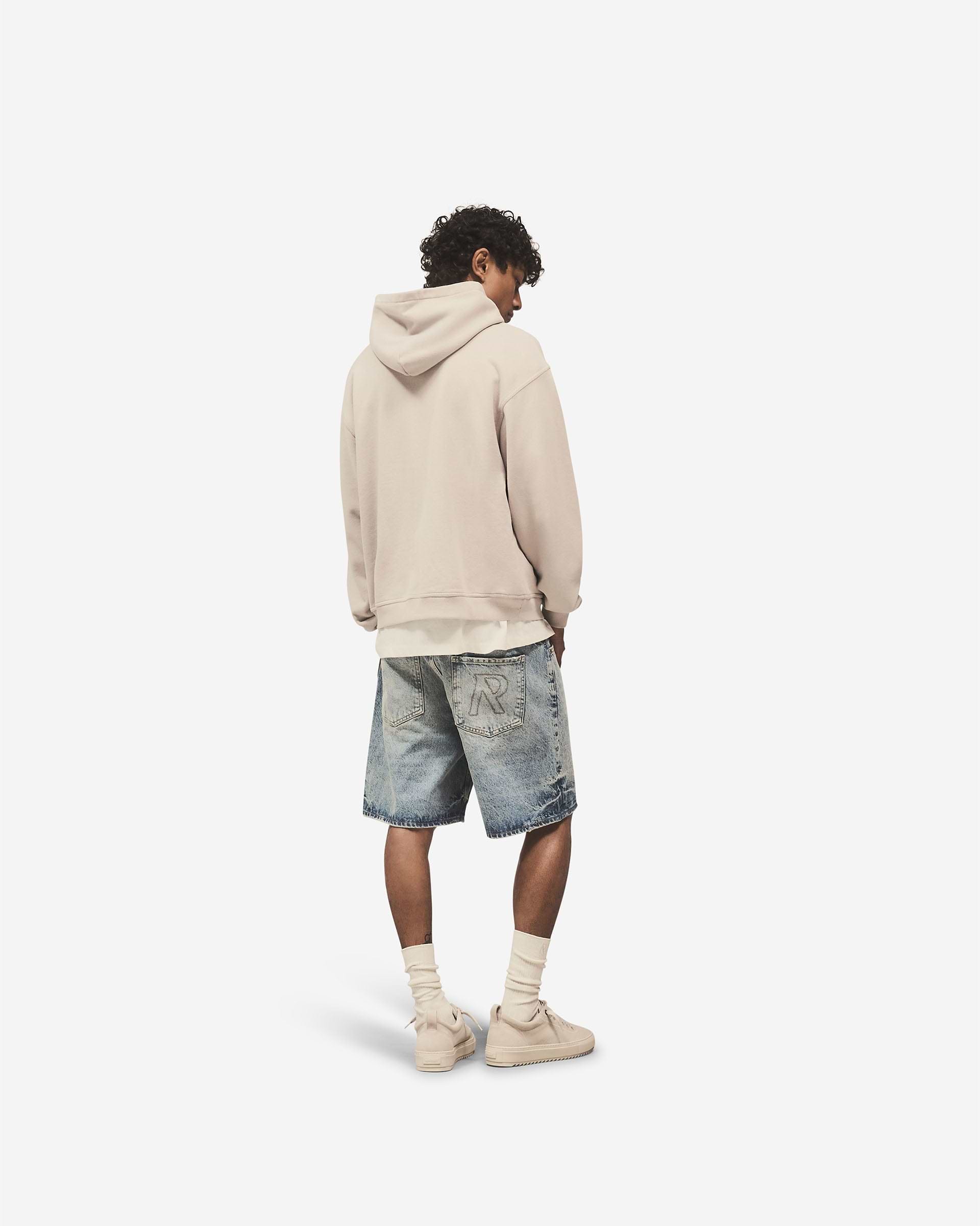 Script Logo Zip Hoodie - Concrete