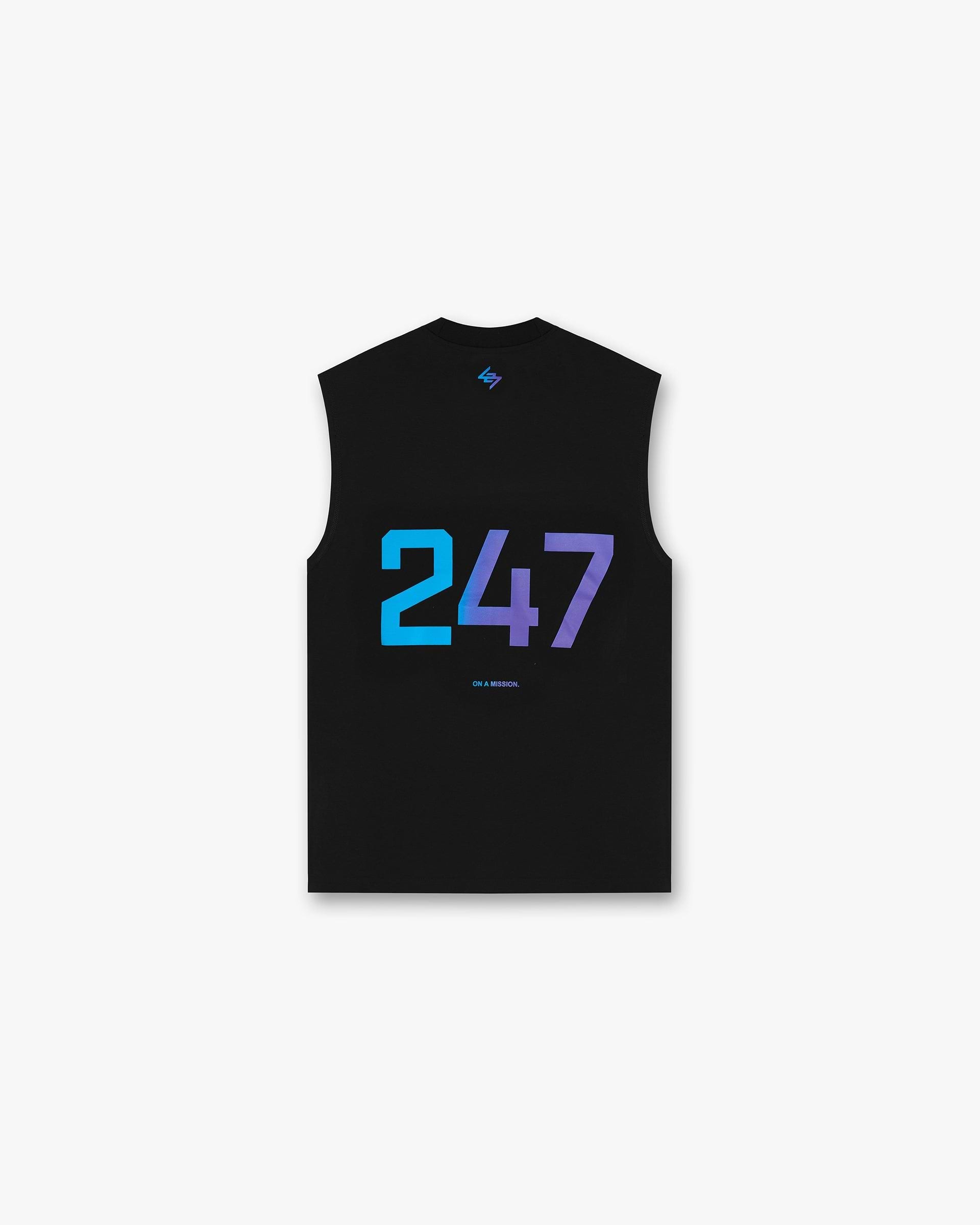 247 Oversized Tank - Purple Fade