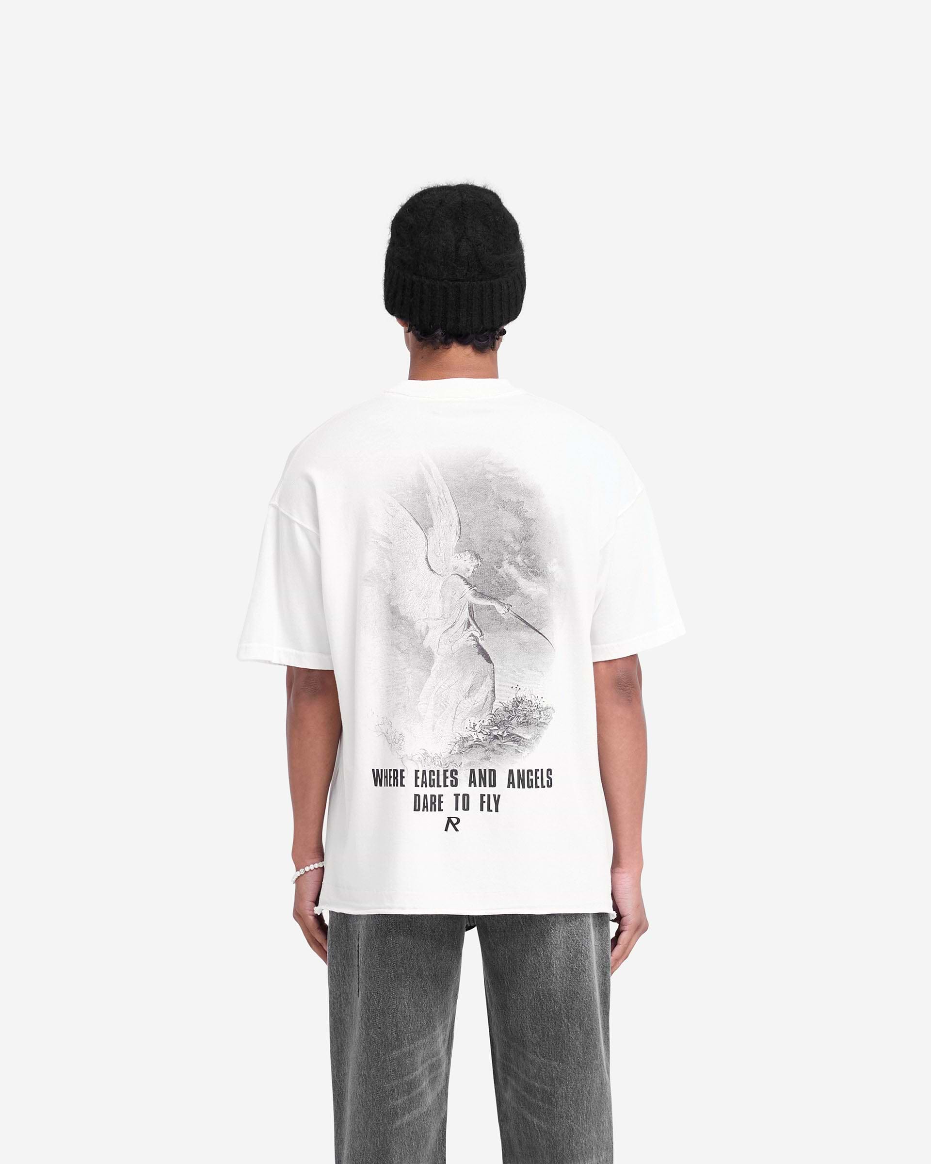 d*7様 LGB 半袖Tシャツ GOD SPEED ホワイト Flat White Godspeed T-Shirt | Graphic T shirts | REPRESENT