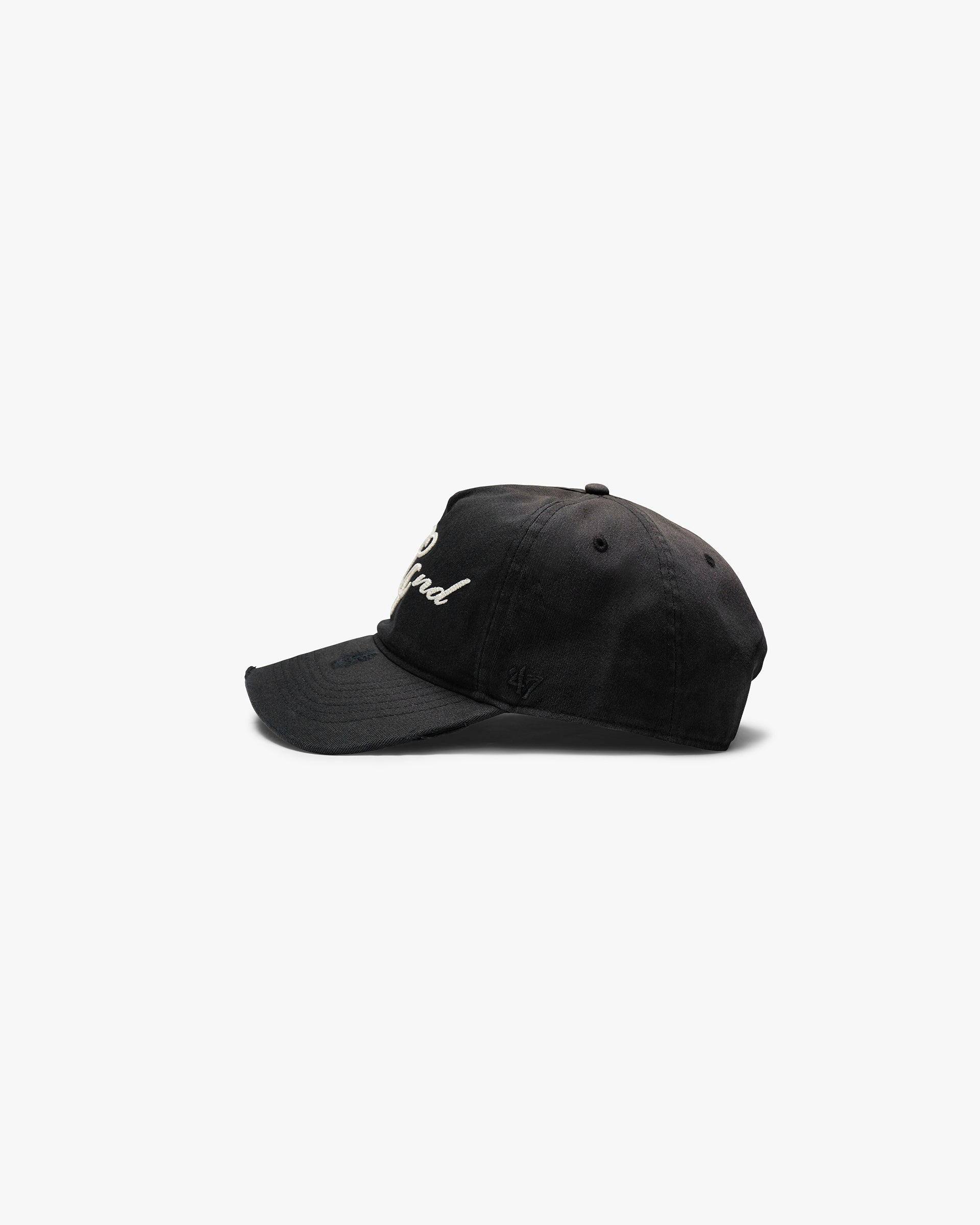 Represent X 47 EngLAnd Old English Cap | Aged Black | REPRESENT