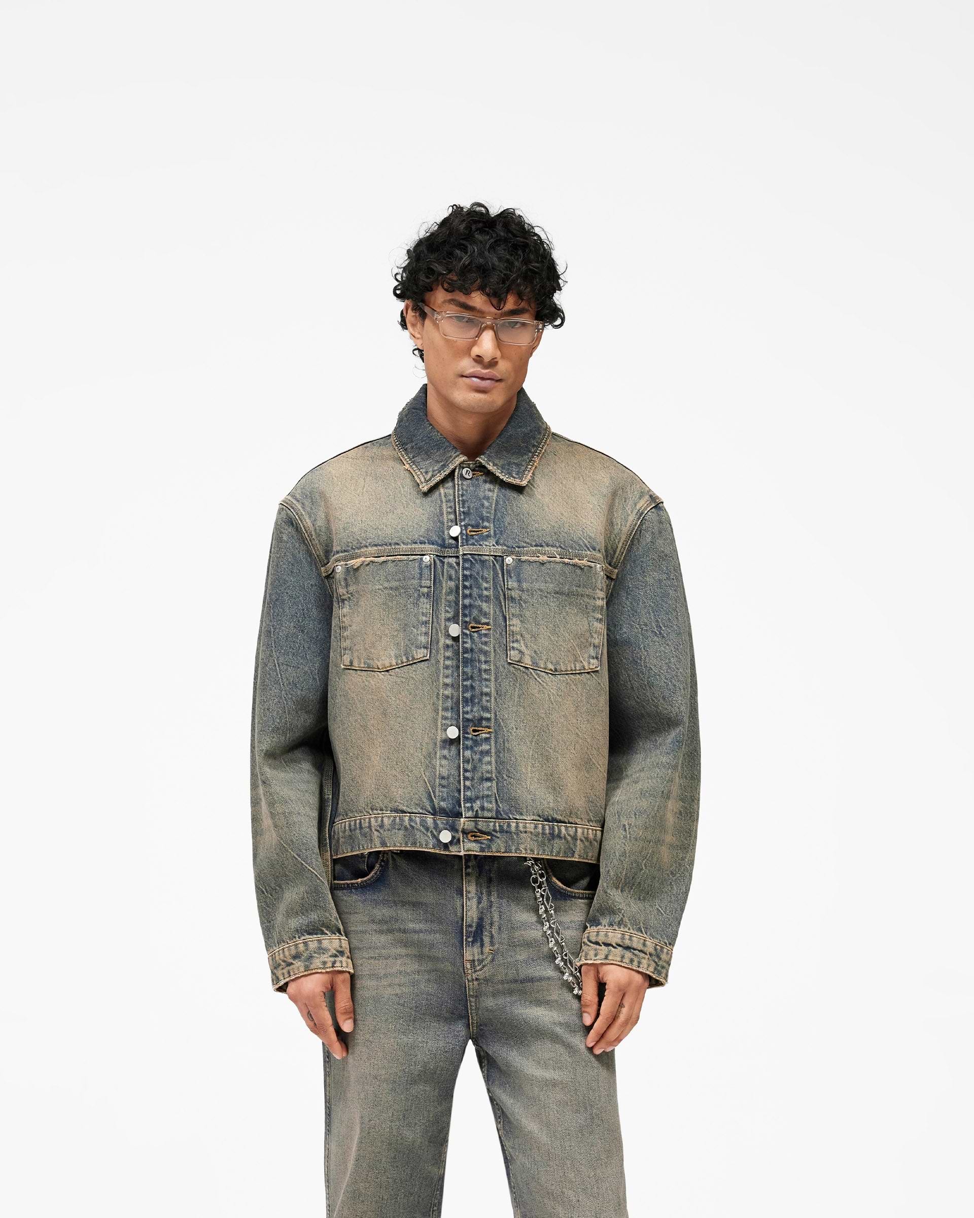 Denim Trucker - Blue Cream