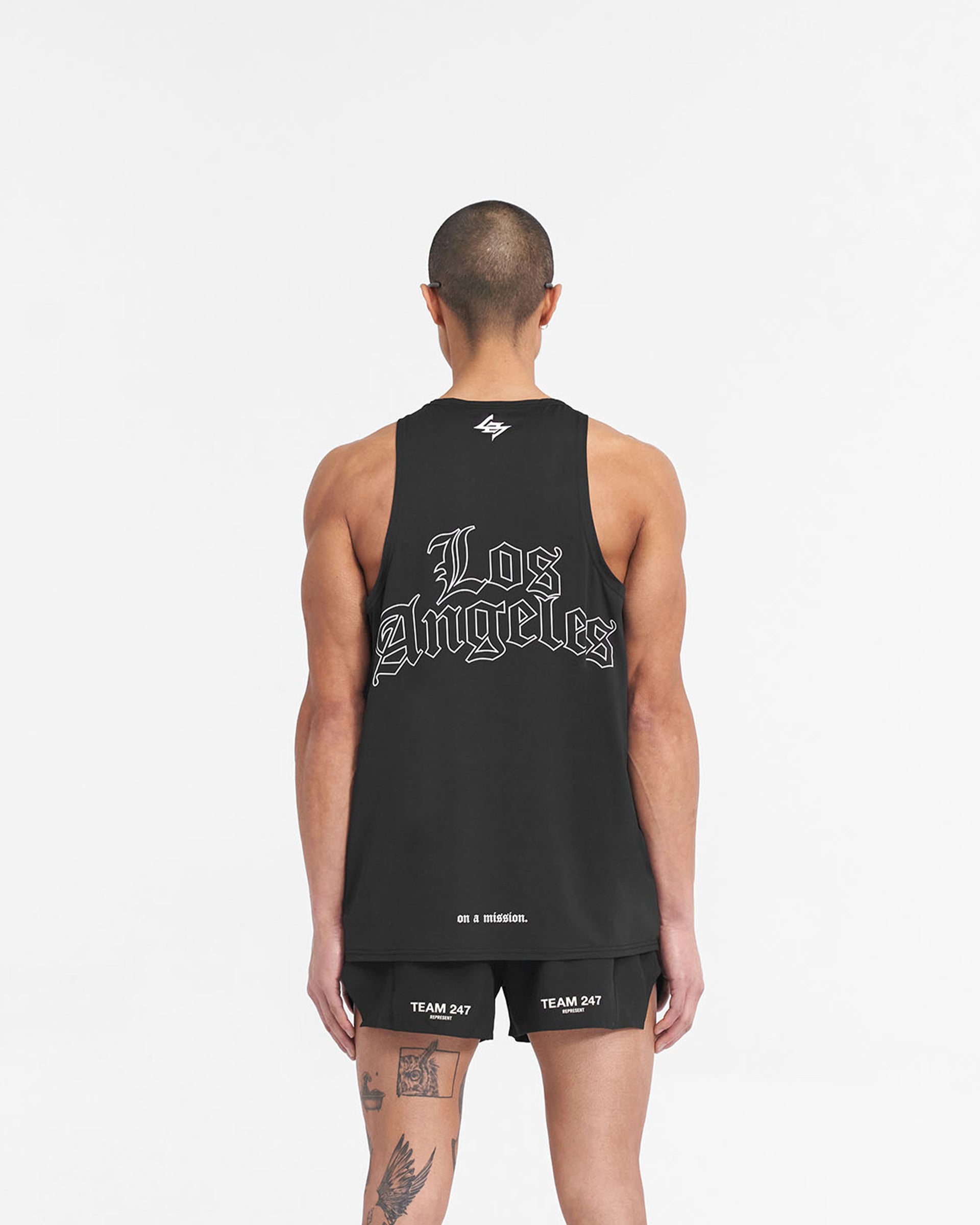 247 LA Marathon Singlet - Black