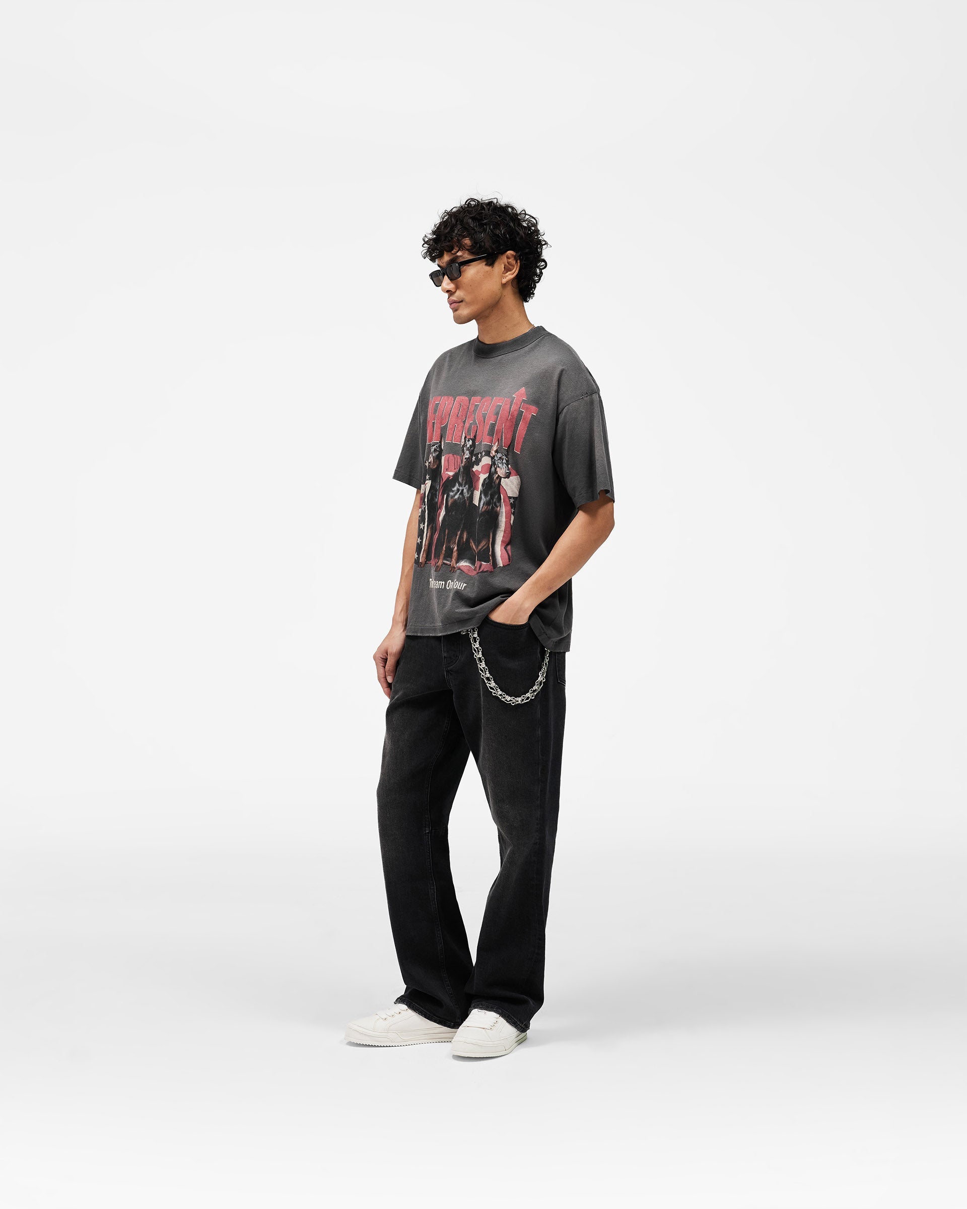 Dream On Tour T-Shirt - Sun Fade Grey