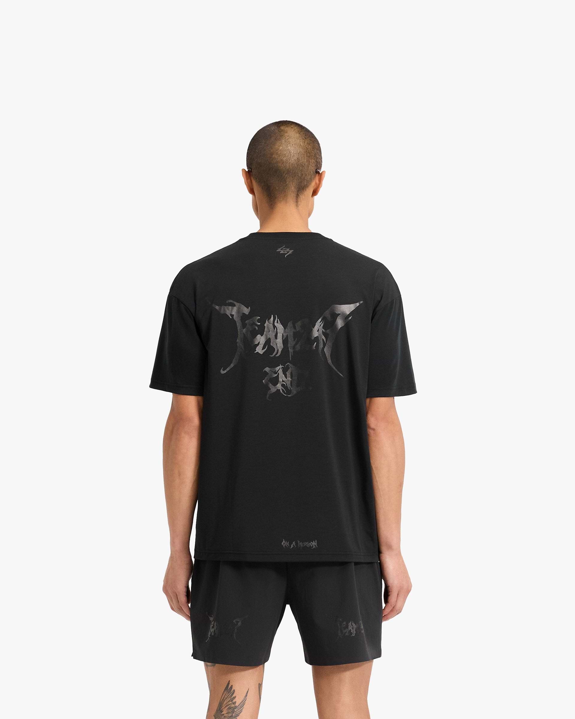 送料無料の商品 X 247 Team End REPRESENT | Black Jet - T-Shirt Oversized ネイルパーツ