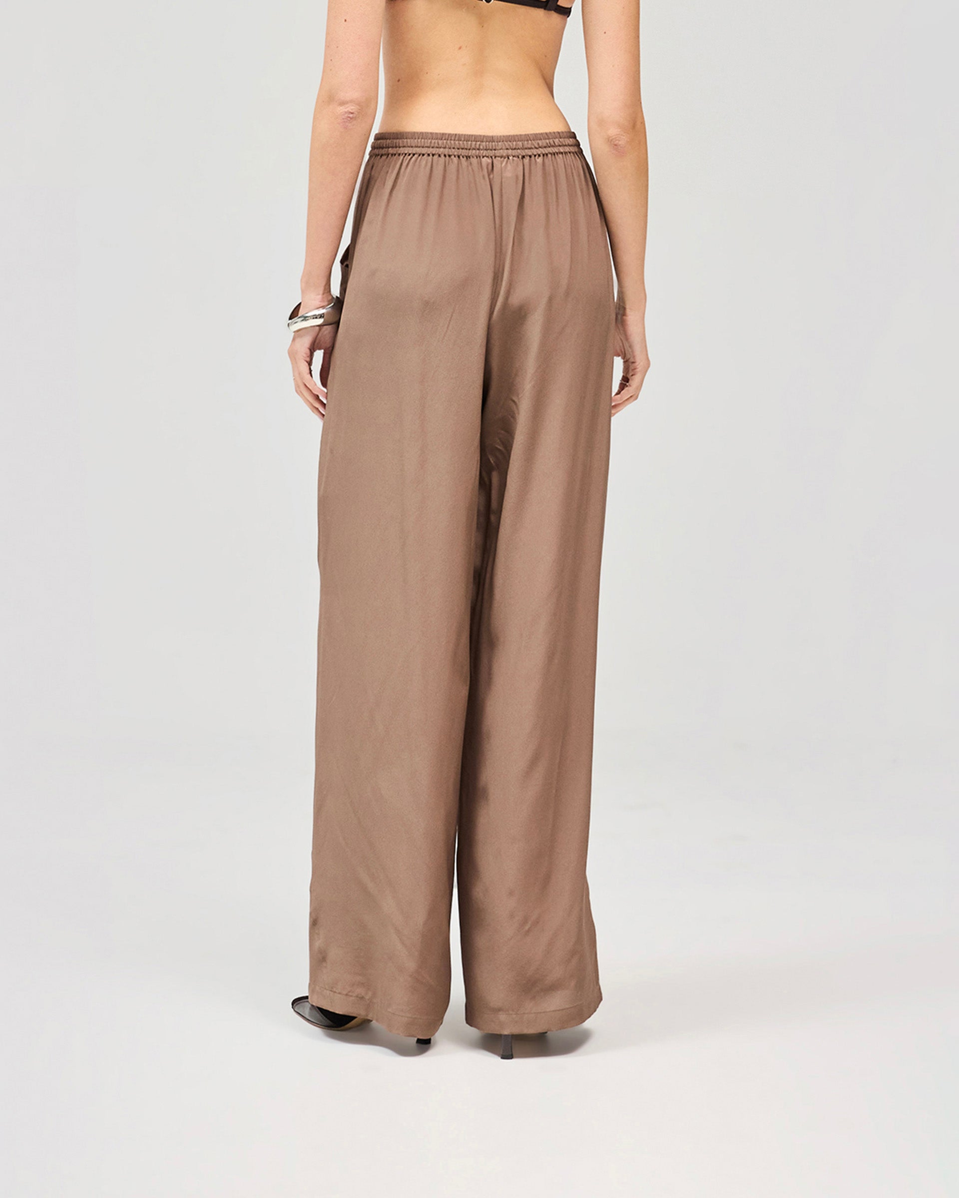 Mirage Silk Jogger - Coffee Quartz