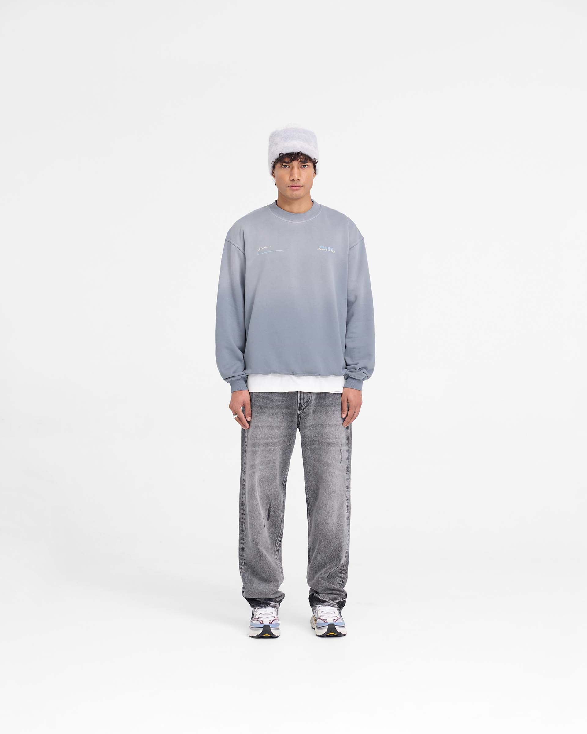 Washed Grey Sweater | Patron of the Club | REPRESENT