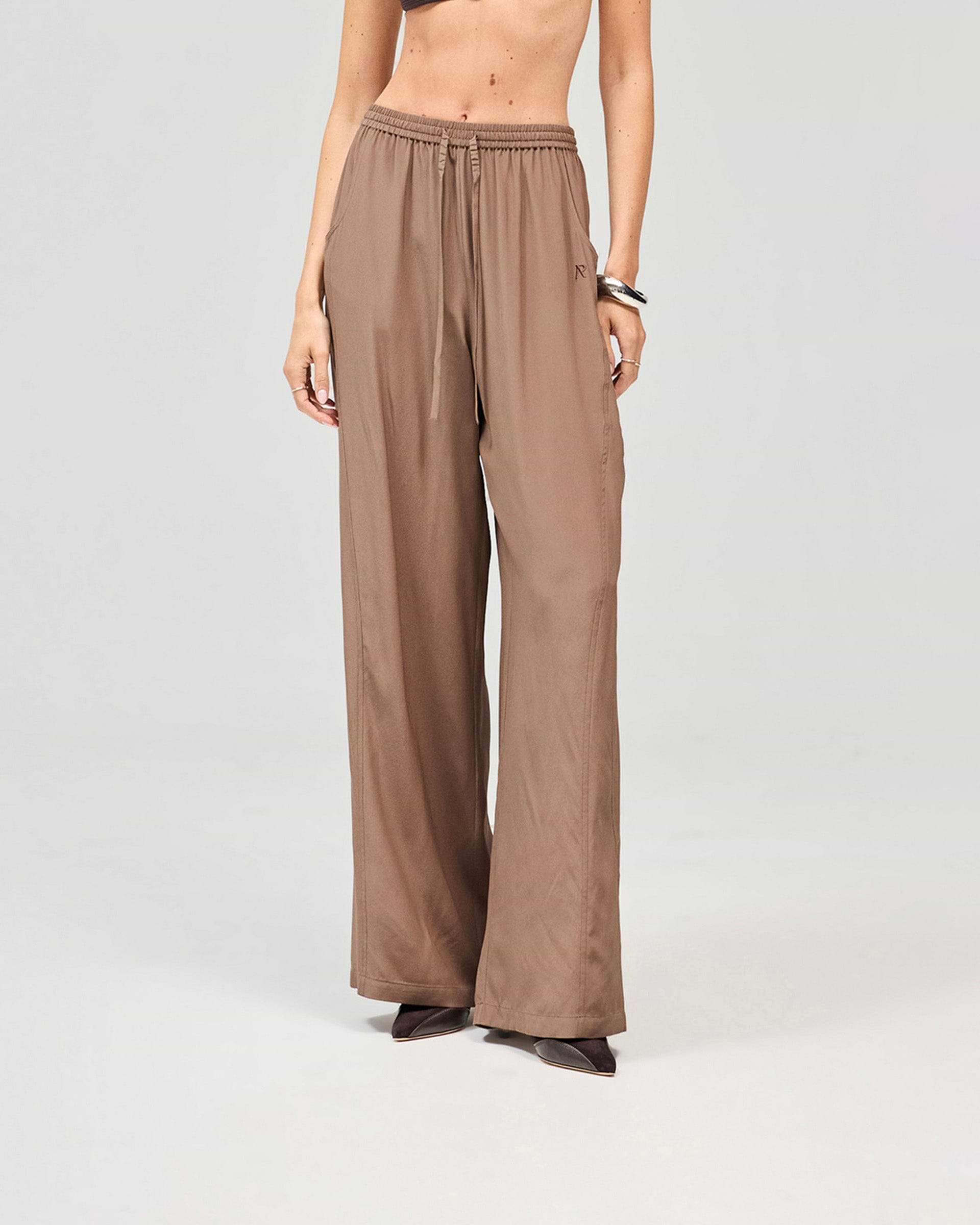Mirage Silk Jogger - Coffee Quartz