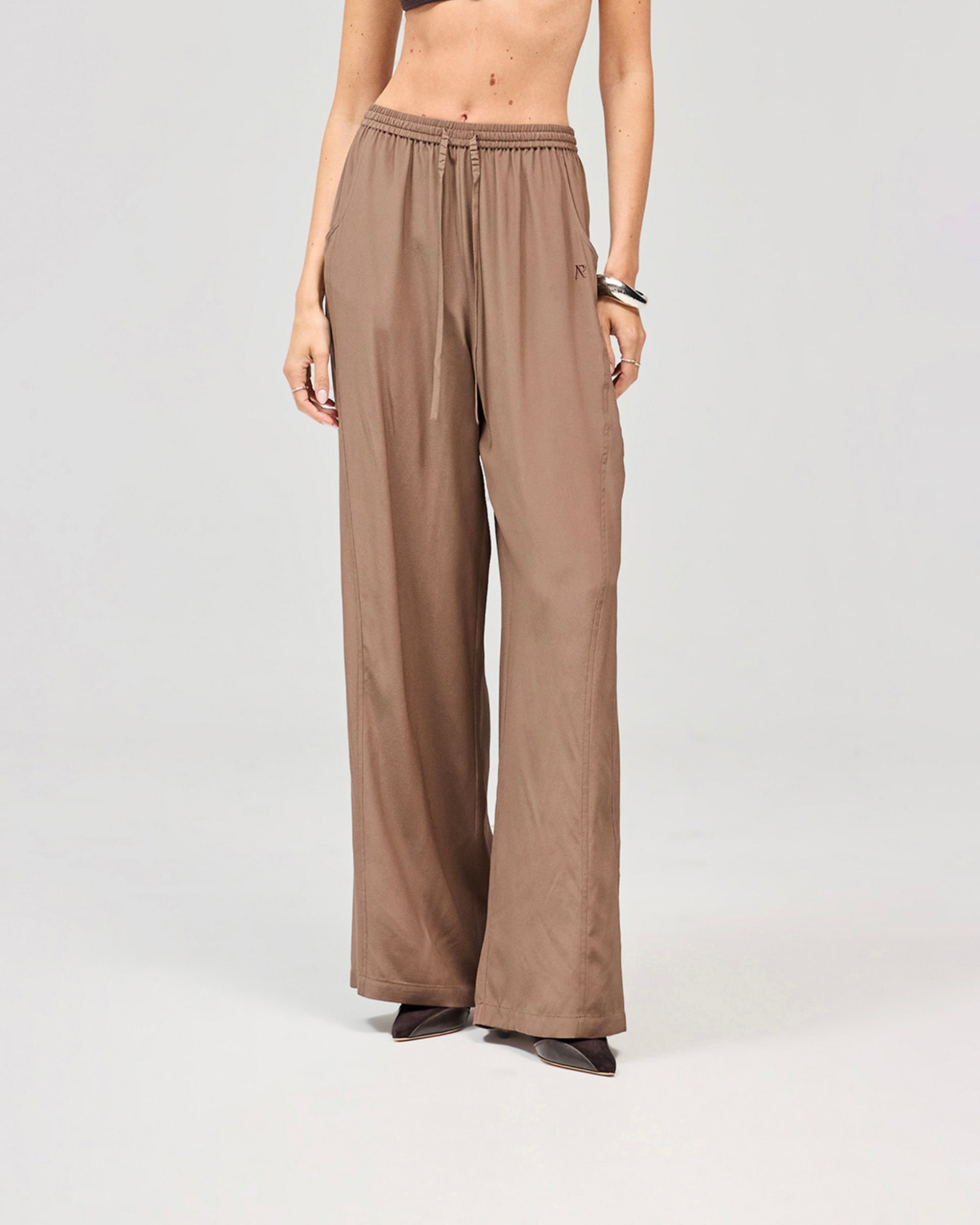 Mirage Silk Jogger - Coffee Quartz