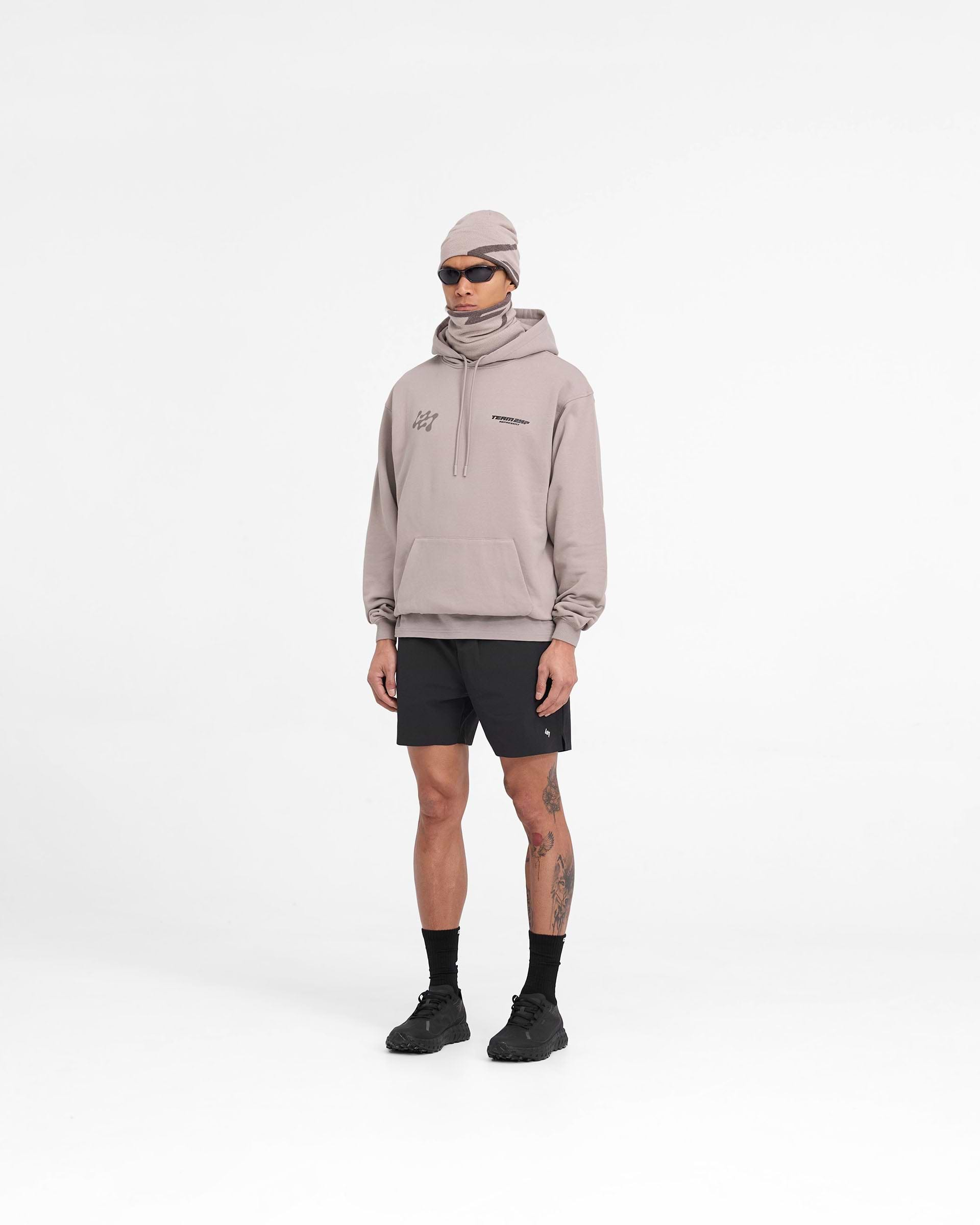 247 Future Terrains Oversized Hoodie - Moonrock