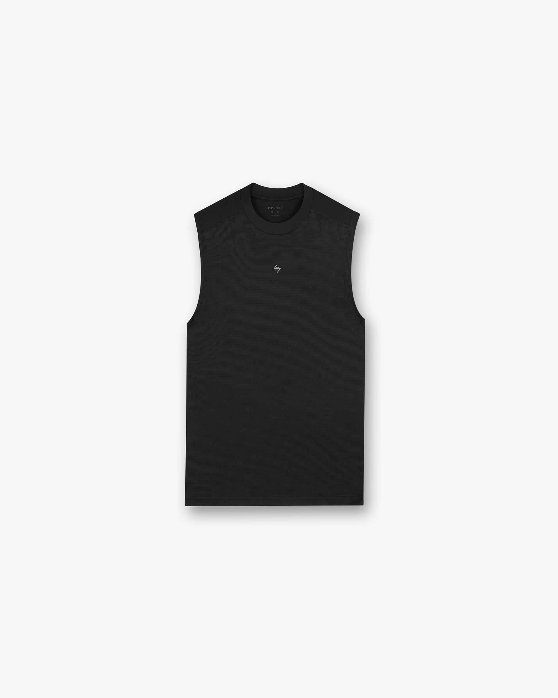 247 Contour Run Tank - Black