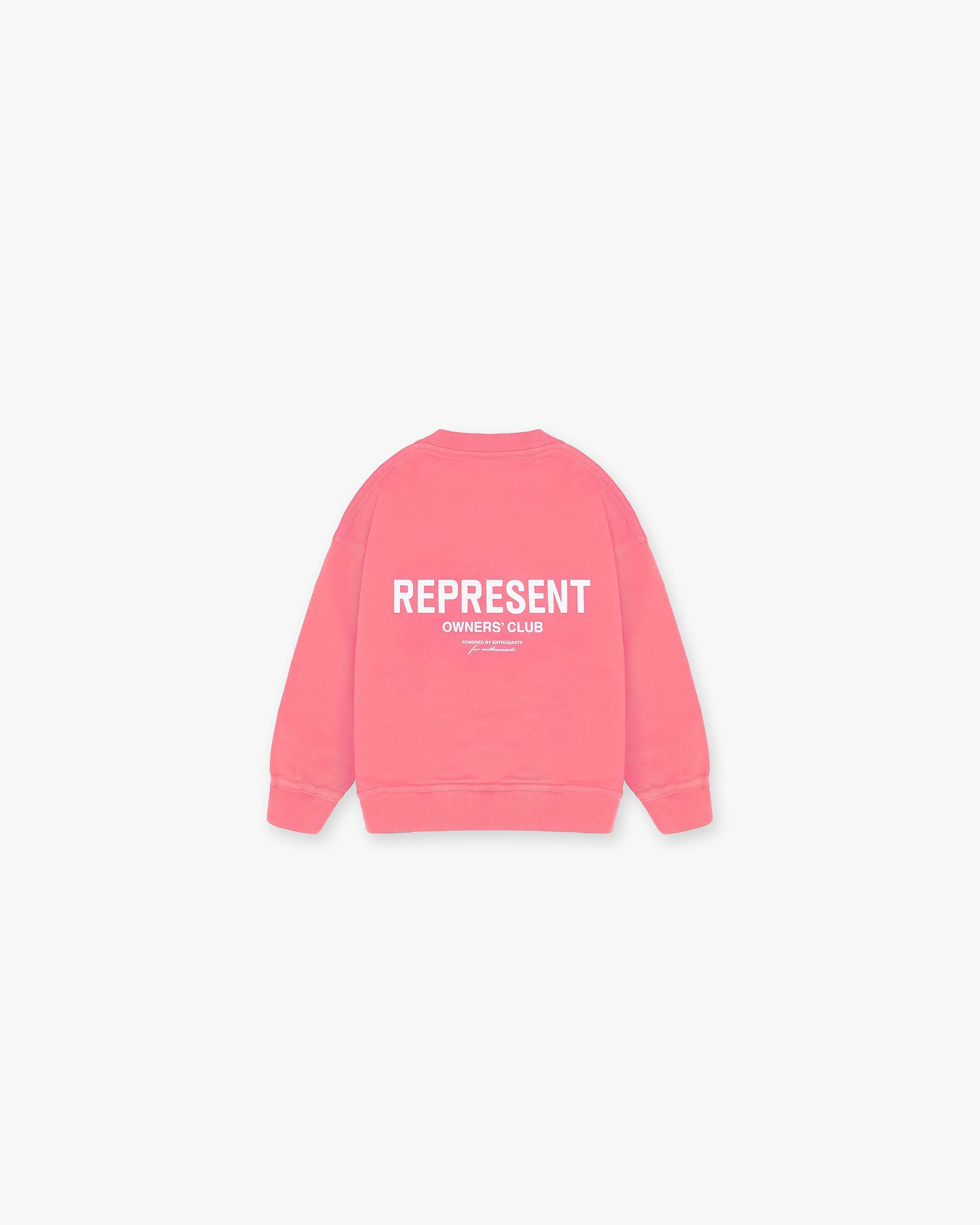 Represent Mini Owners Club Sweater | Bubblegum Pink Sweaters Owners Club | Represent Clo