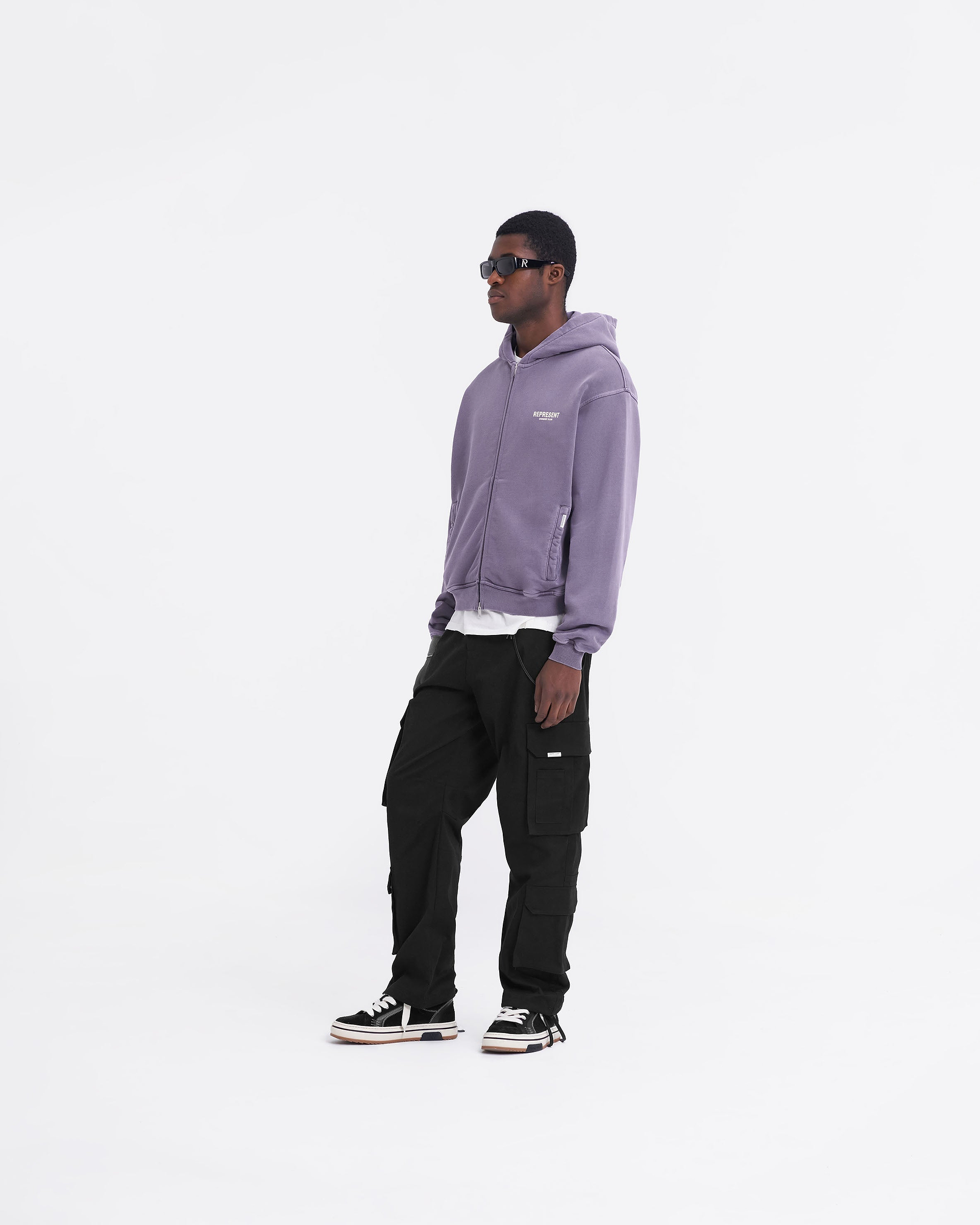 Represent Owners Club Zip Hoodie - Vintage Violet