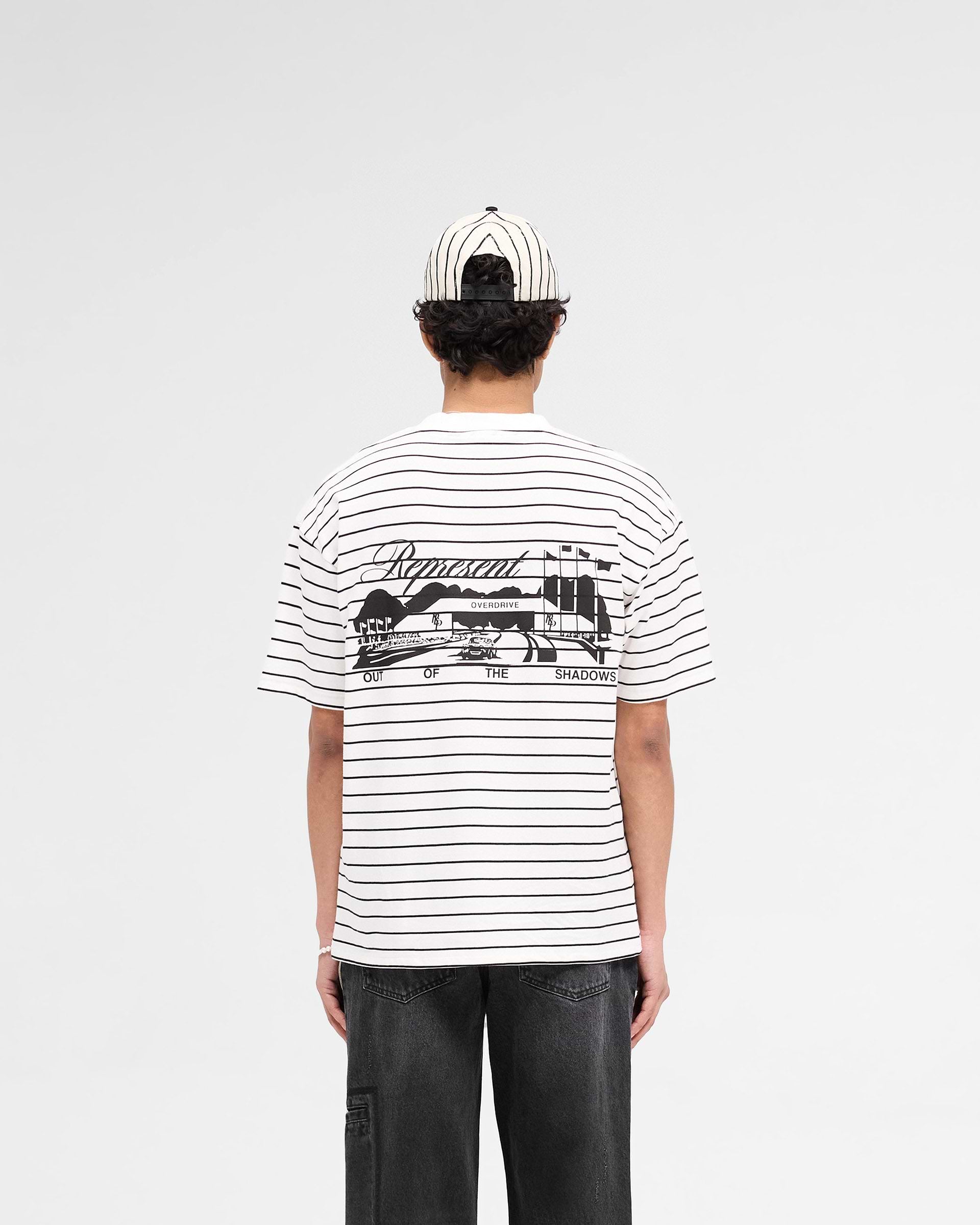 Raceway T-Shirt - Stripe | REPRESENT
