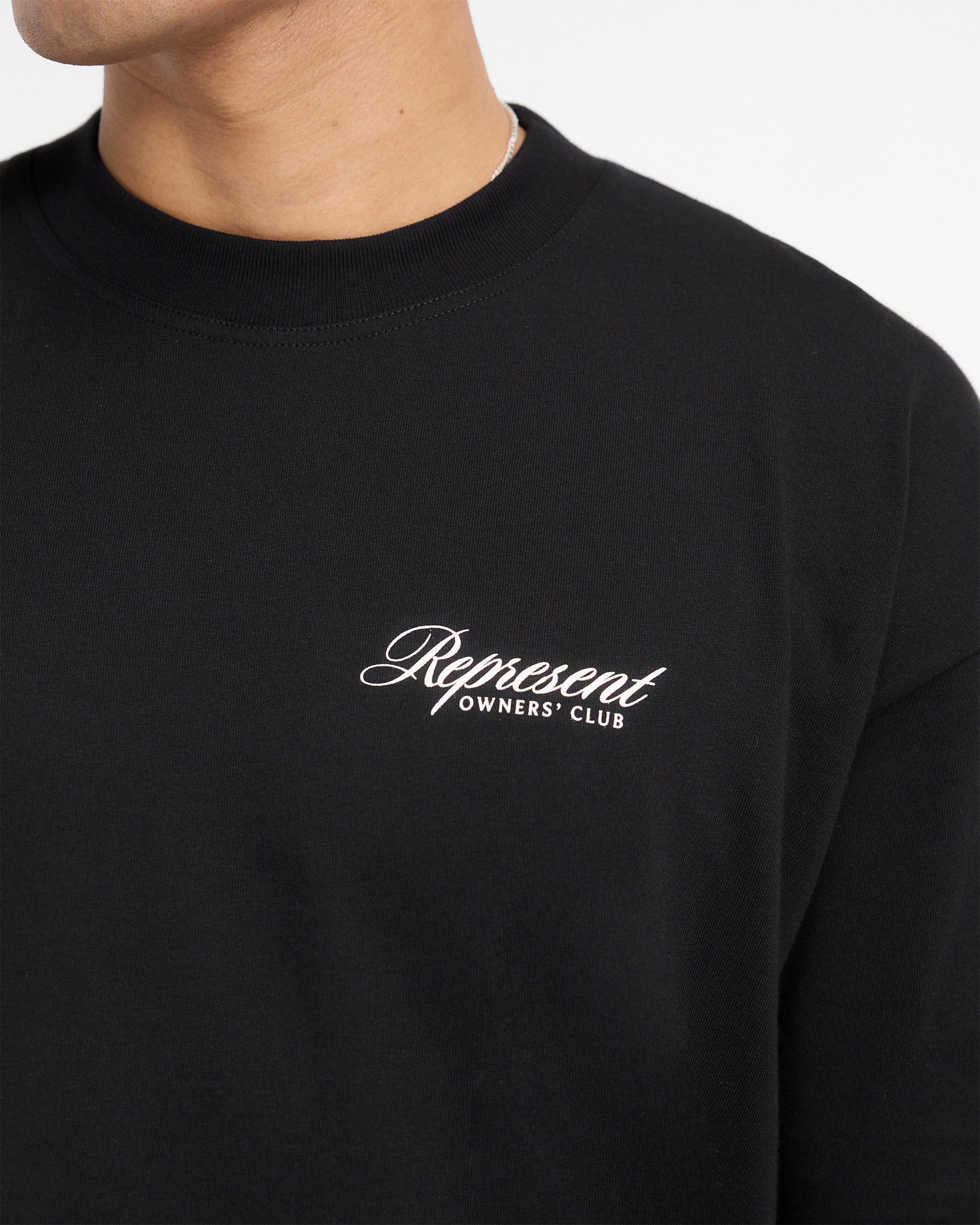 Represent X Harrods Owners Club T-Shirt | Jet Black | REPRESENT