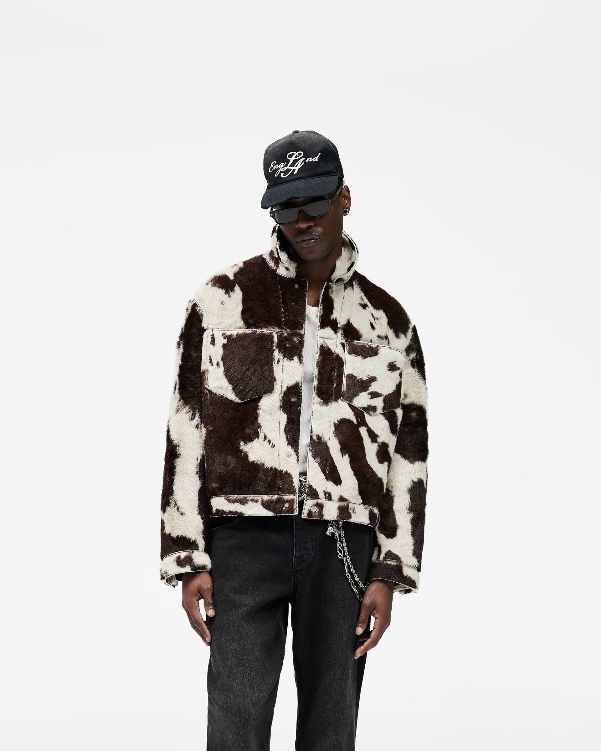 Cowhide Trucker Jacket | Italian Leather | REPRESENT SS26 | REPRESENT