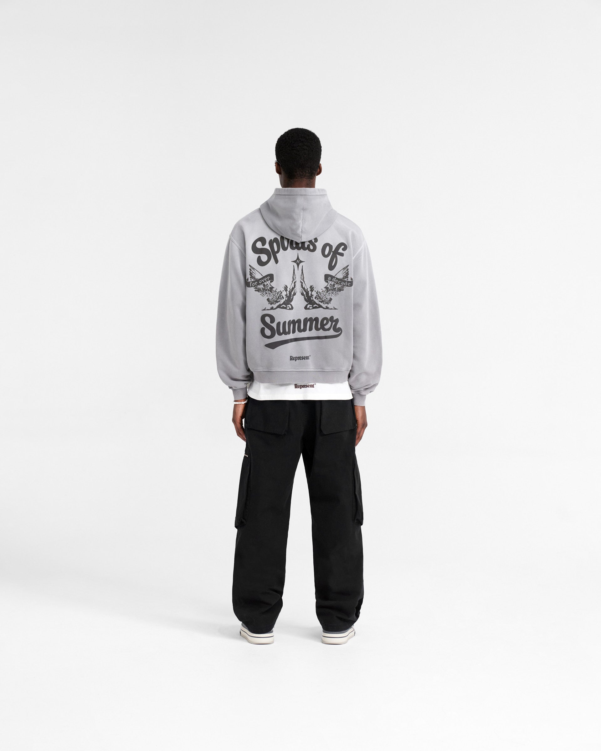 Spirits Of Summer Zip Hoodie - Mist