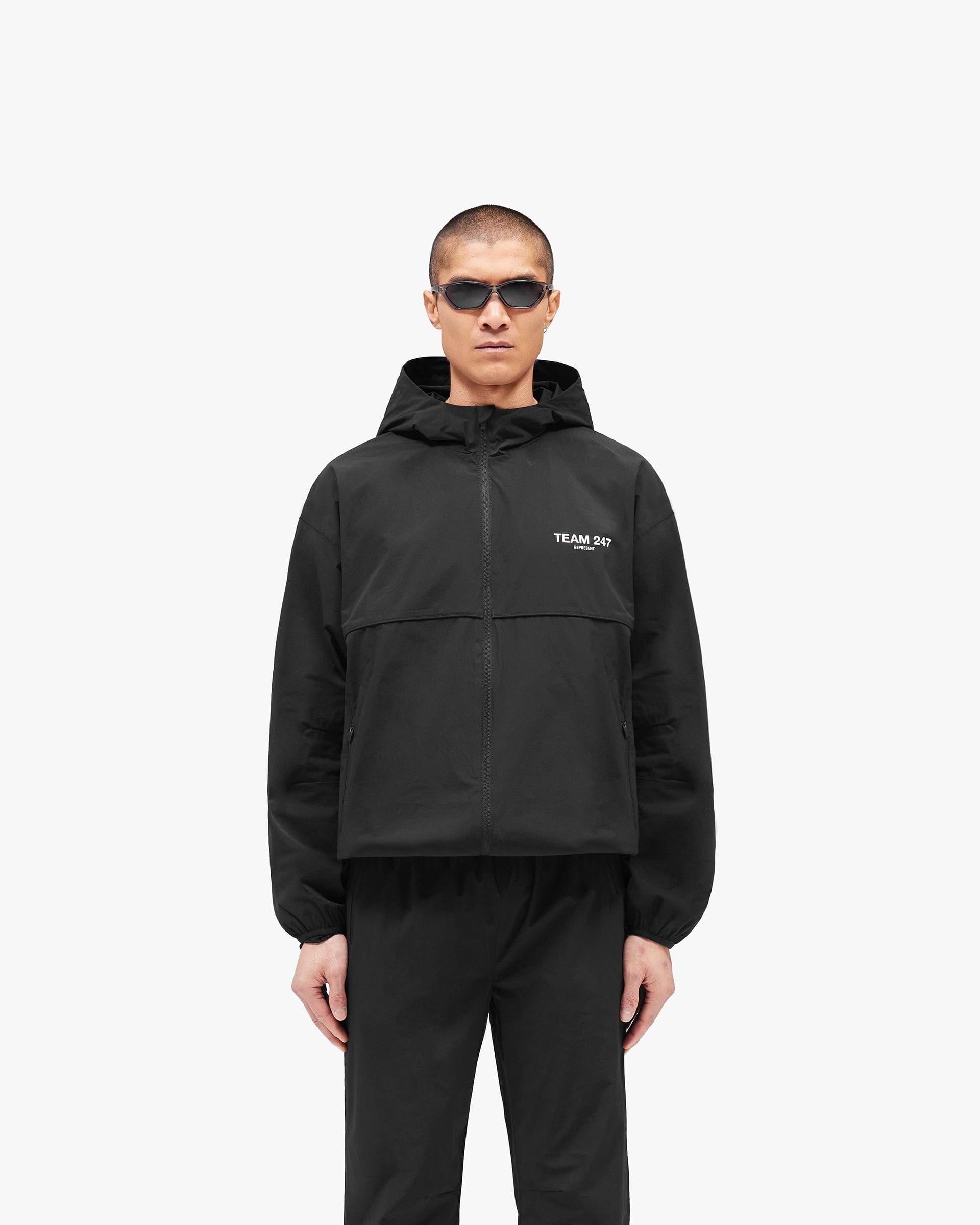 Team 247 Track Jacket - Jet Black | 247 SS26 Outerwear | REPRESENT