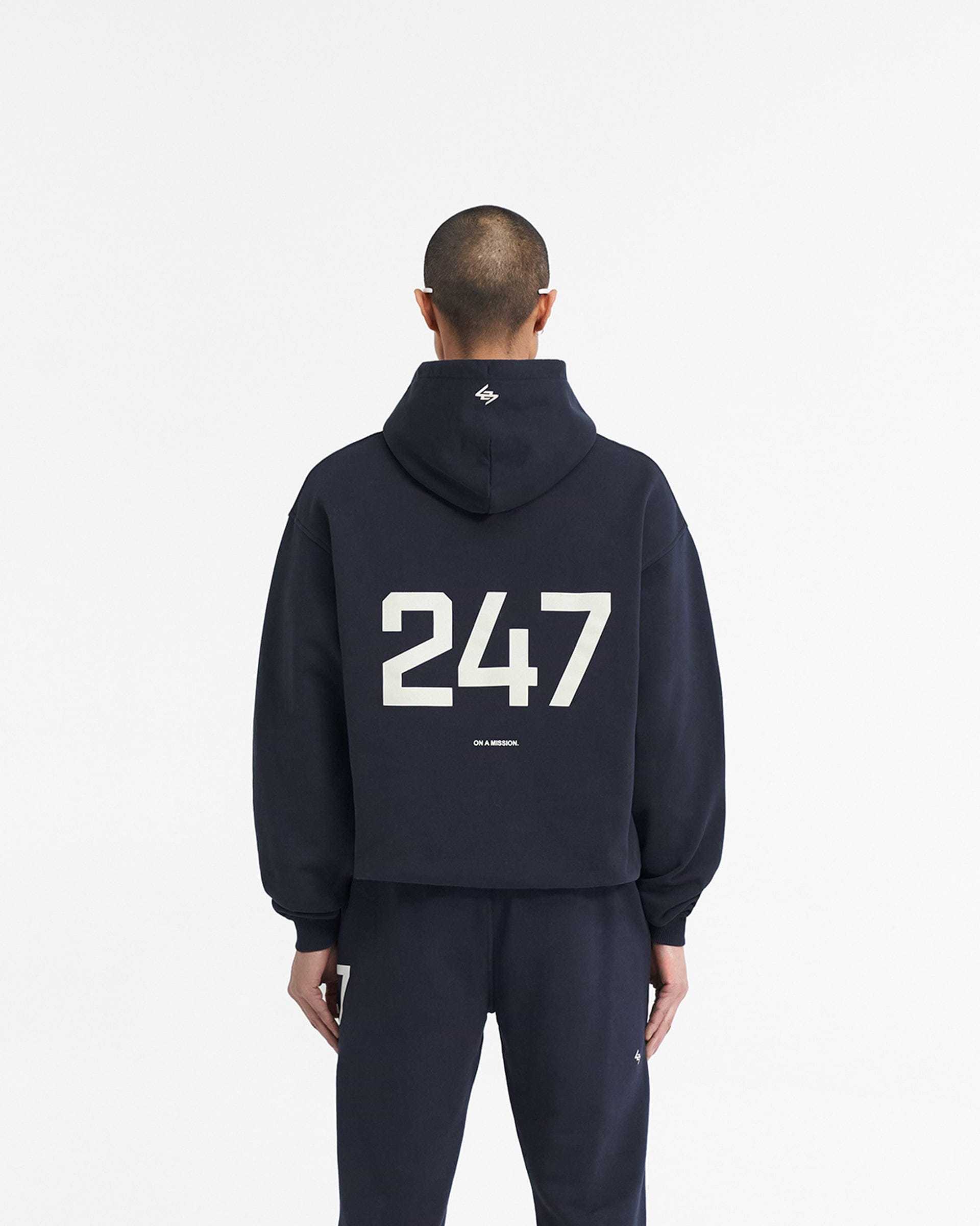 247 Oversized Hoodie - Navy