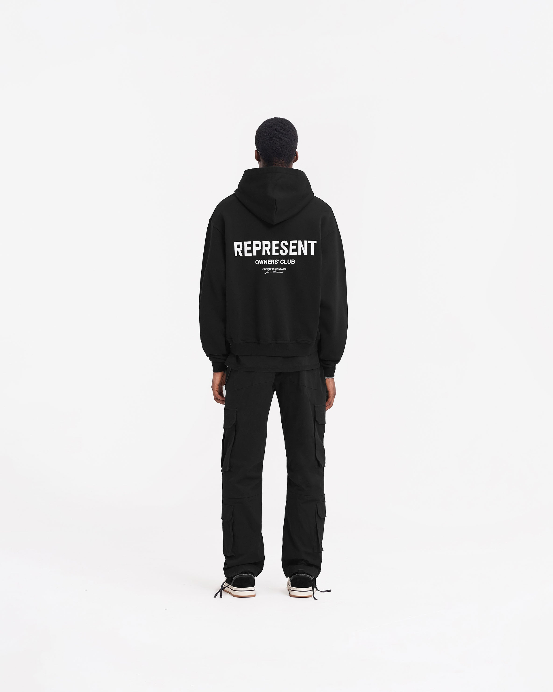 Represent Owners Club Zip Hoodie - Black