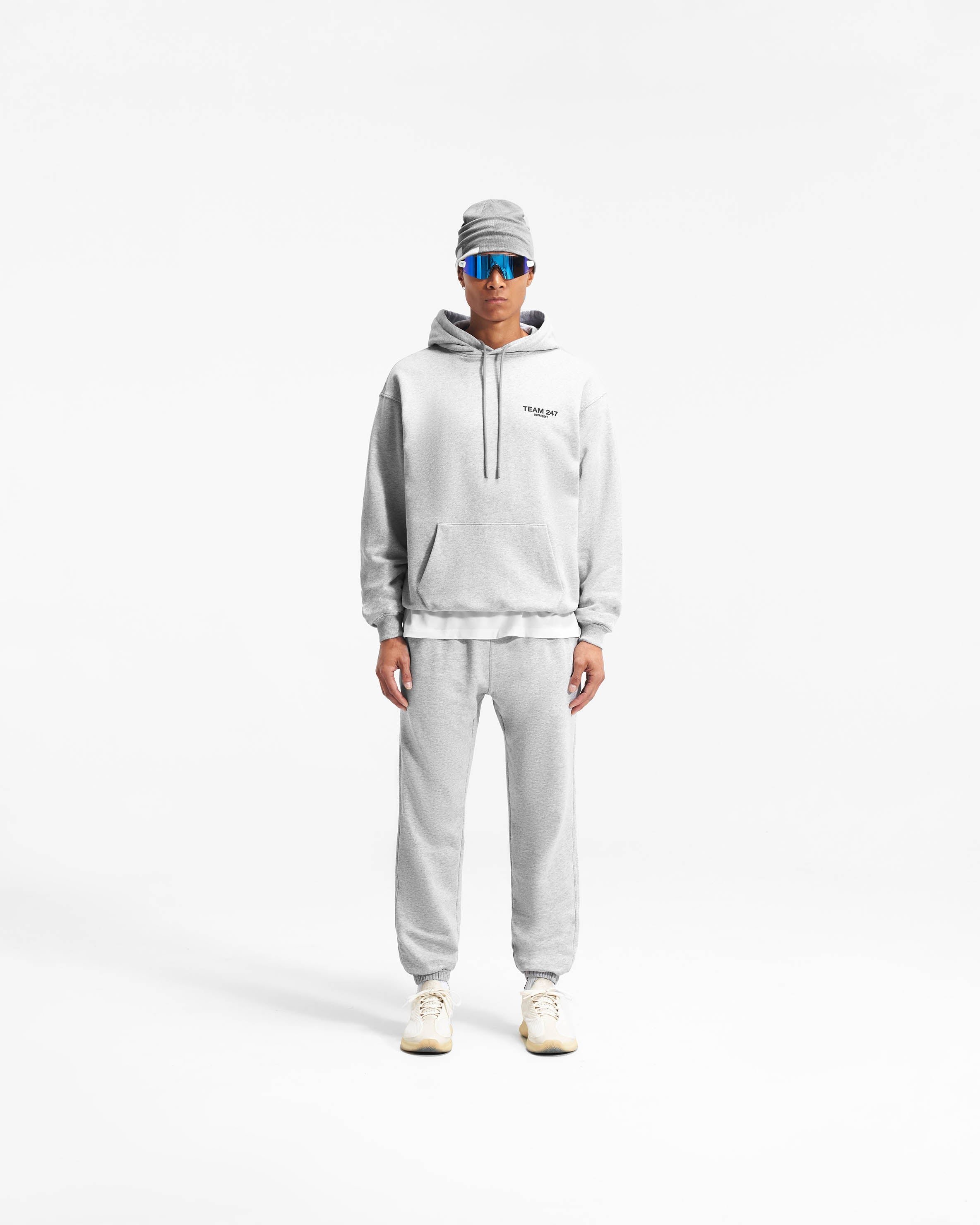 Team 247 Oversized Hoodie - Ash Grey