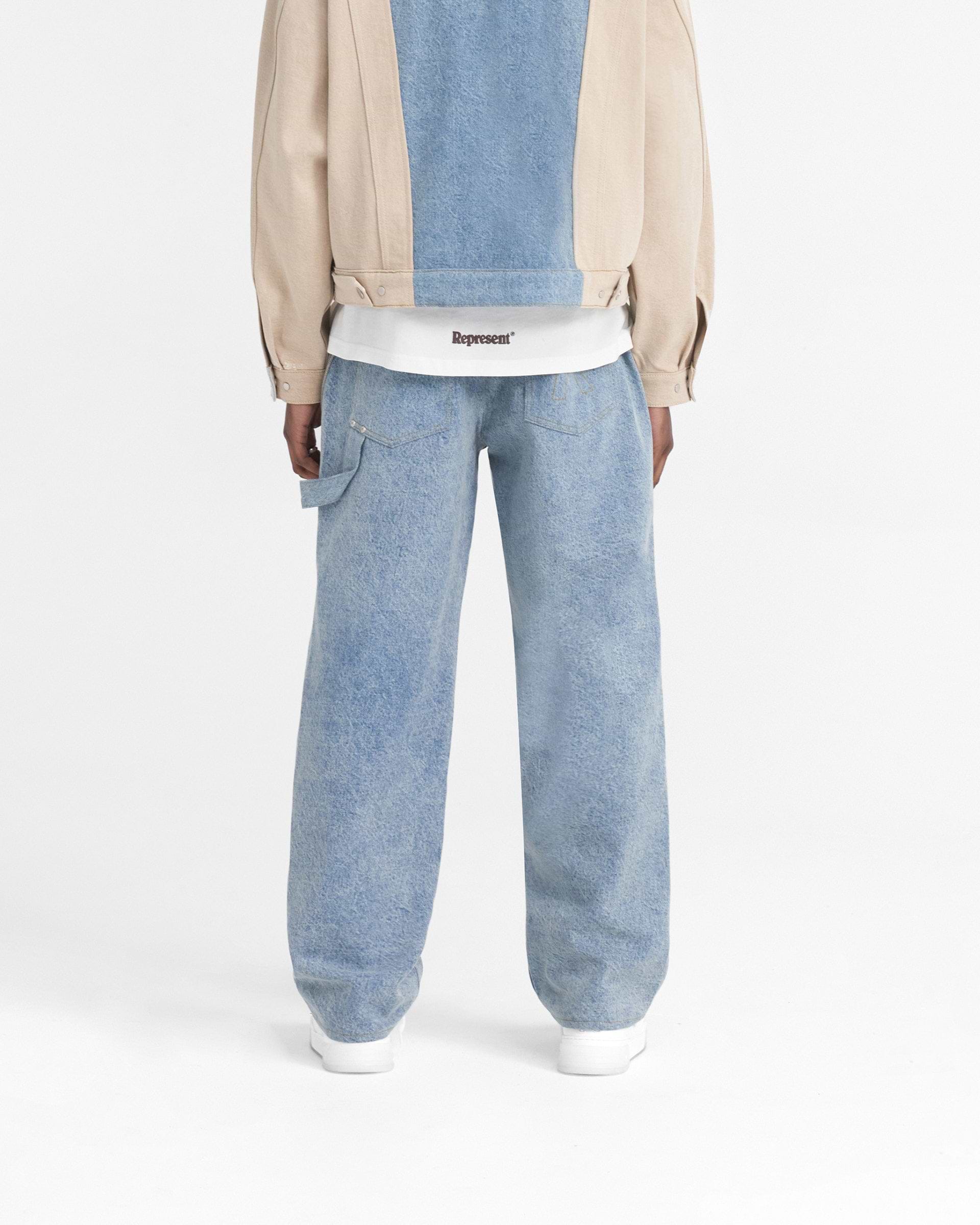 R3C-V2 Colour Block Carpenter Denim - Blue