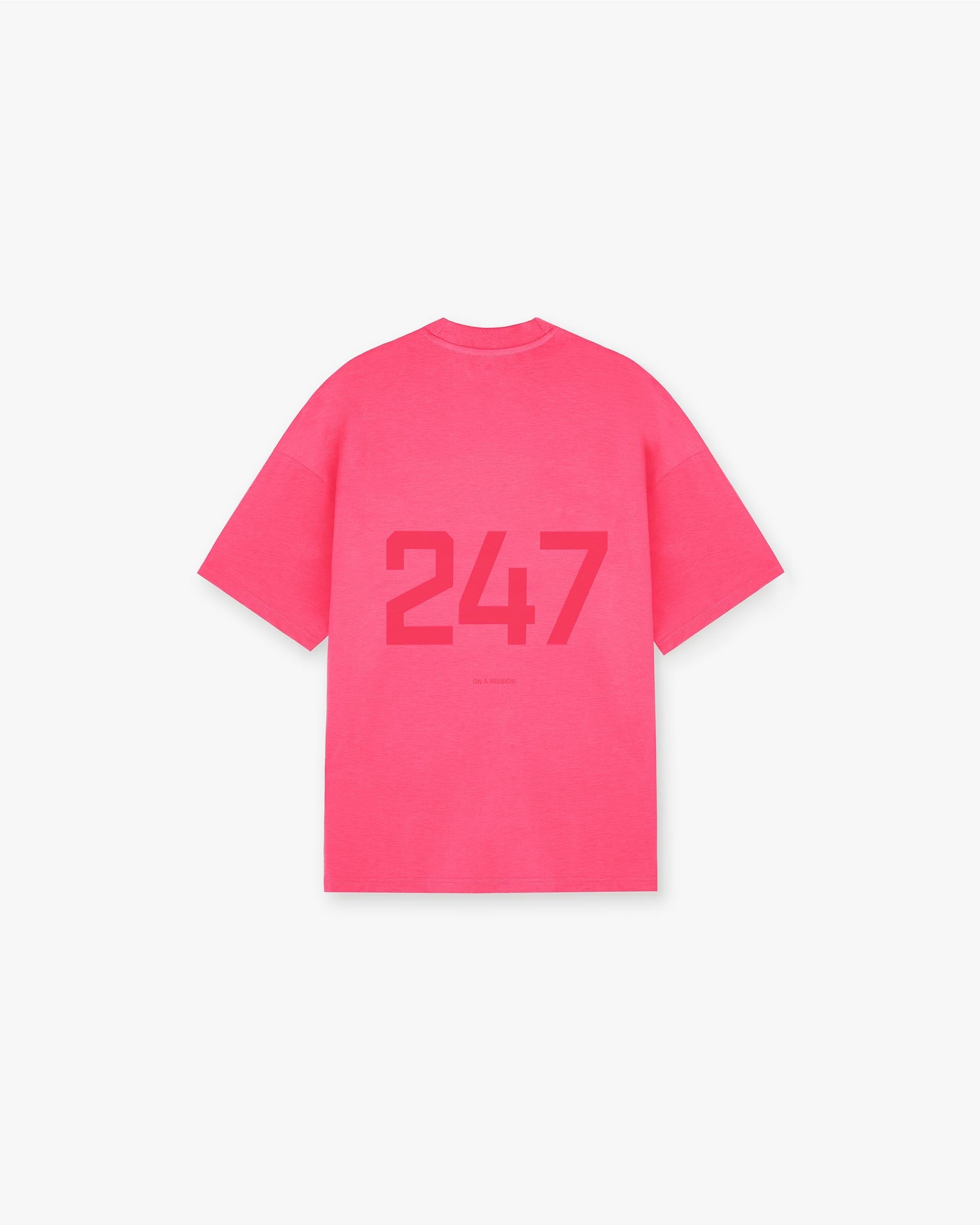 247 Oversized T-Shirt - Ultra Pink