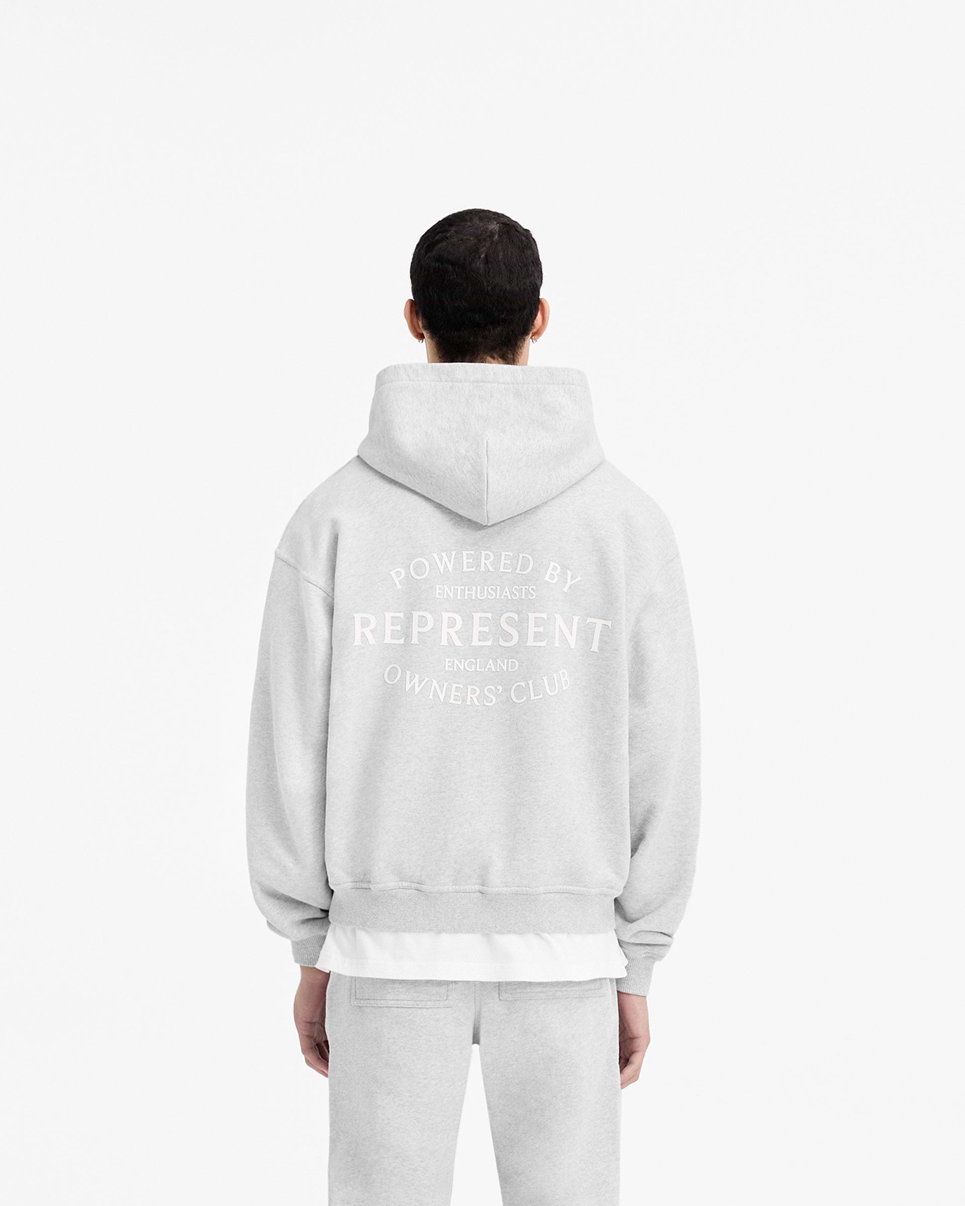 【REPRESENT】OWNERS CLUB STAMP ZIP UP HOODIE ジップパーカー Jet Black Zip Hoodie | Stamp Owners' Club | REPRESENT