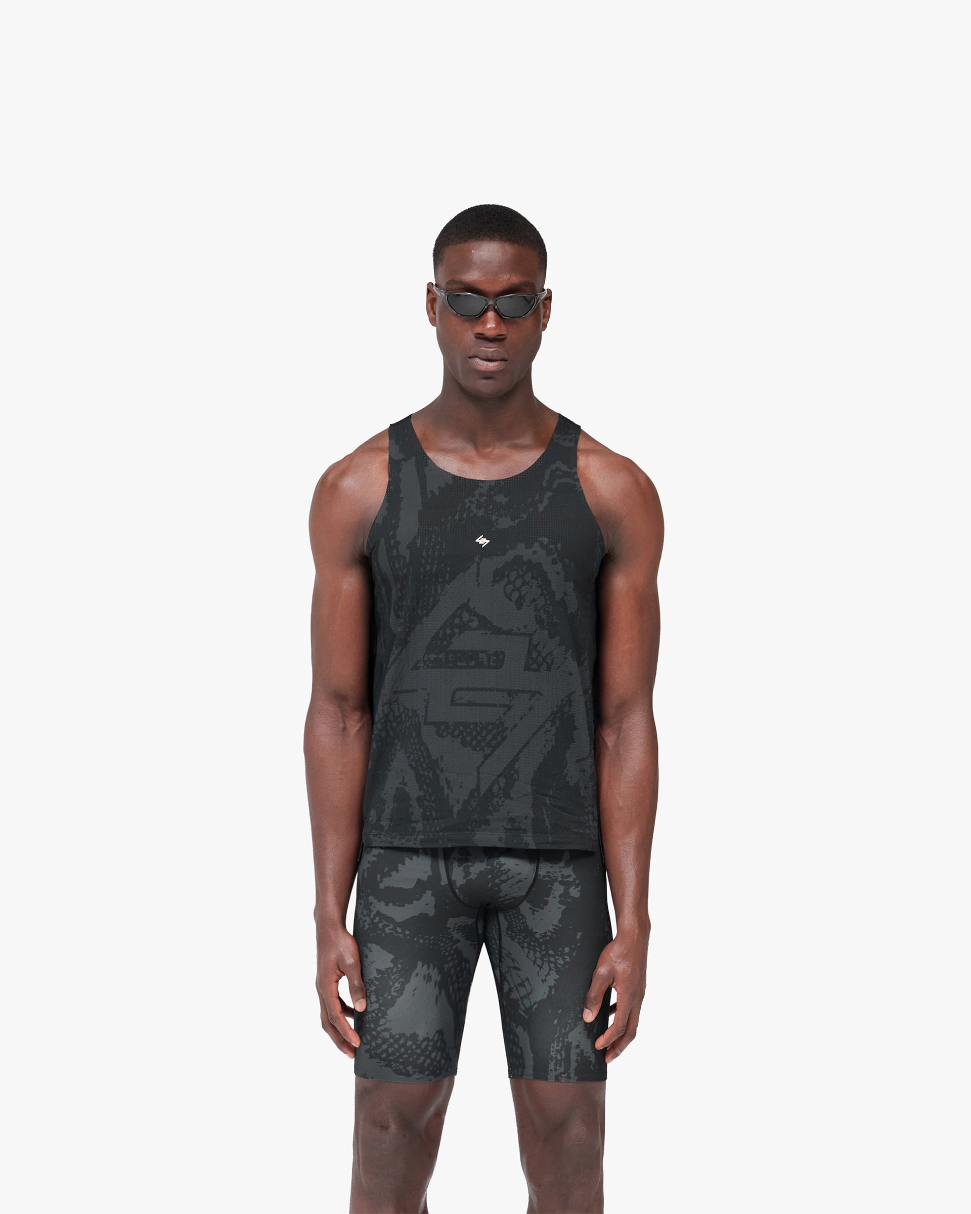 247 Manchester Singlet - Aged Black