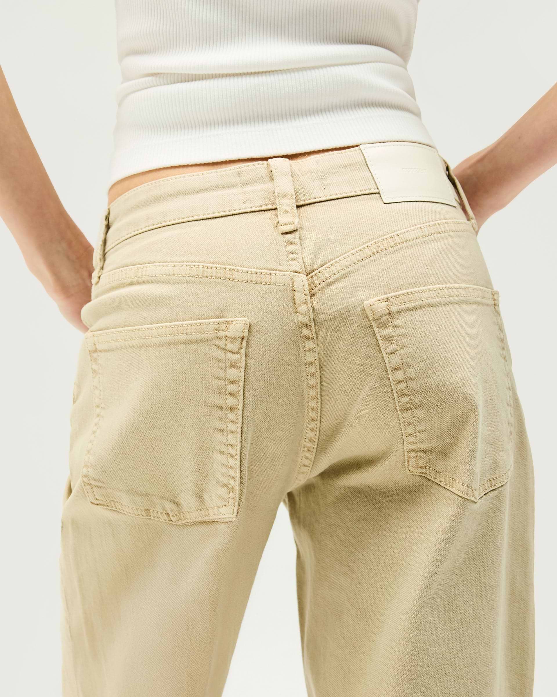 Balloon Leg Jean - Iced Latte