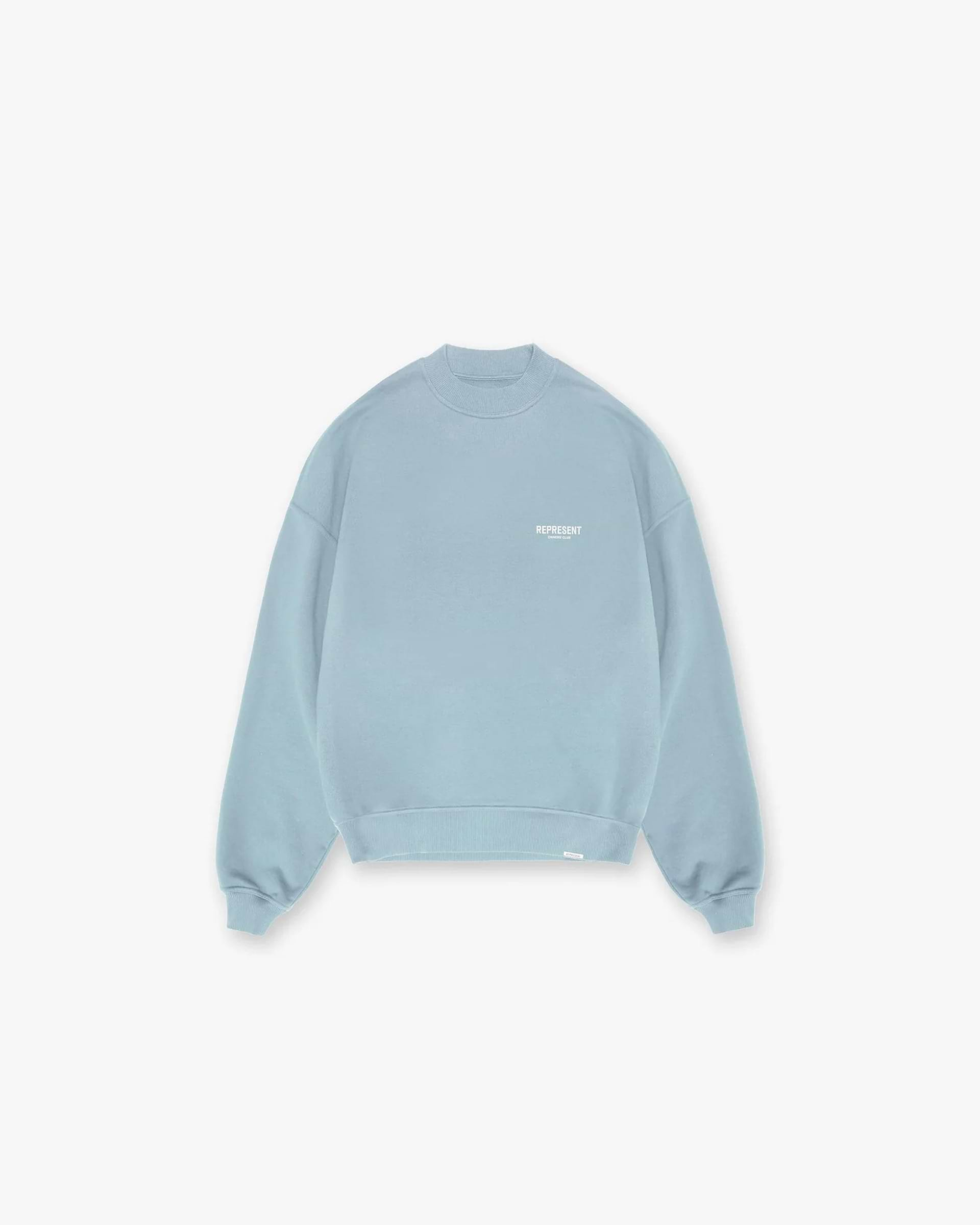 Represent Owners Club Sweater - Powder Blue