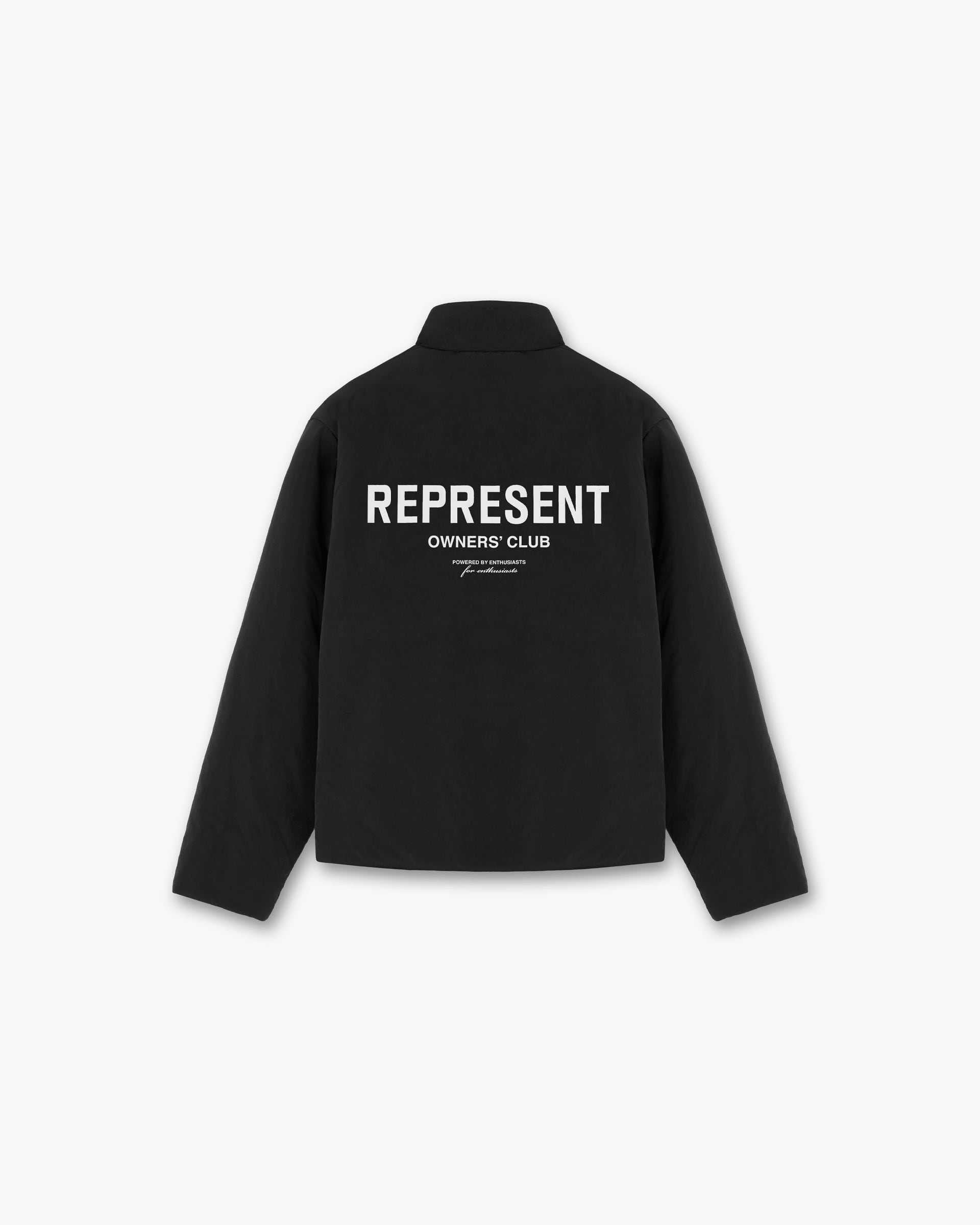 Represent Owners Club Wadded Jacket | Black | REPRESENT