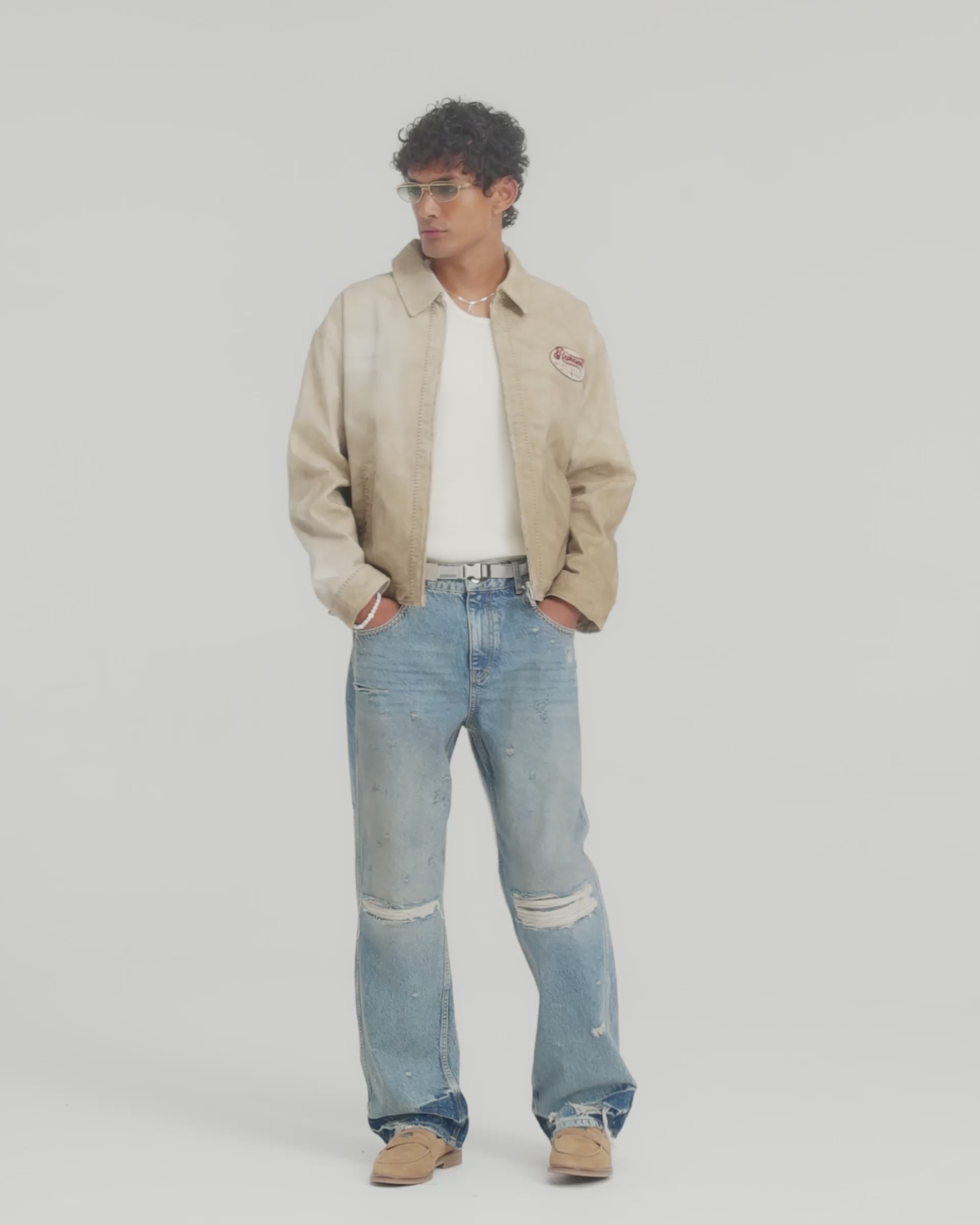 Represent X Duke + Dexter Carpenter Jacket - Sand | REPRESENT