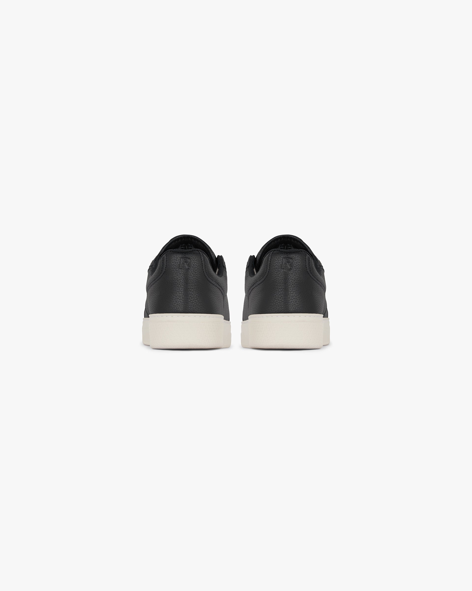 Initial Sneaker - Leather - Black