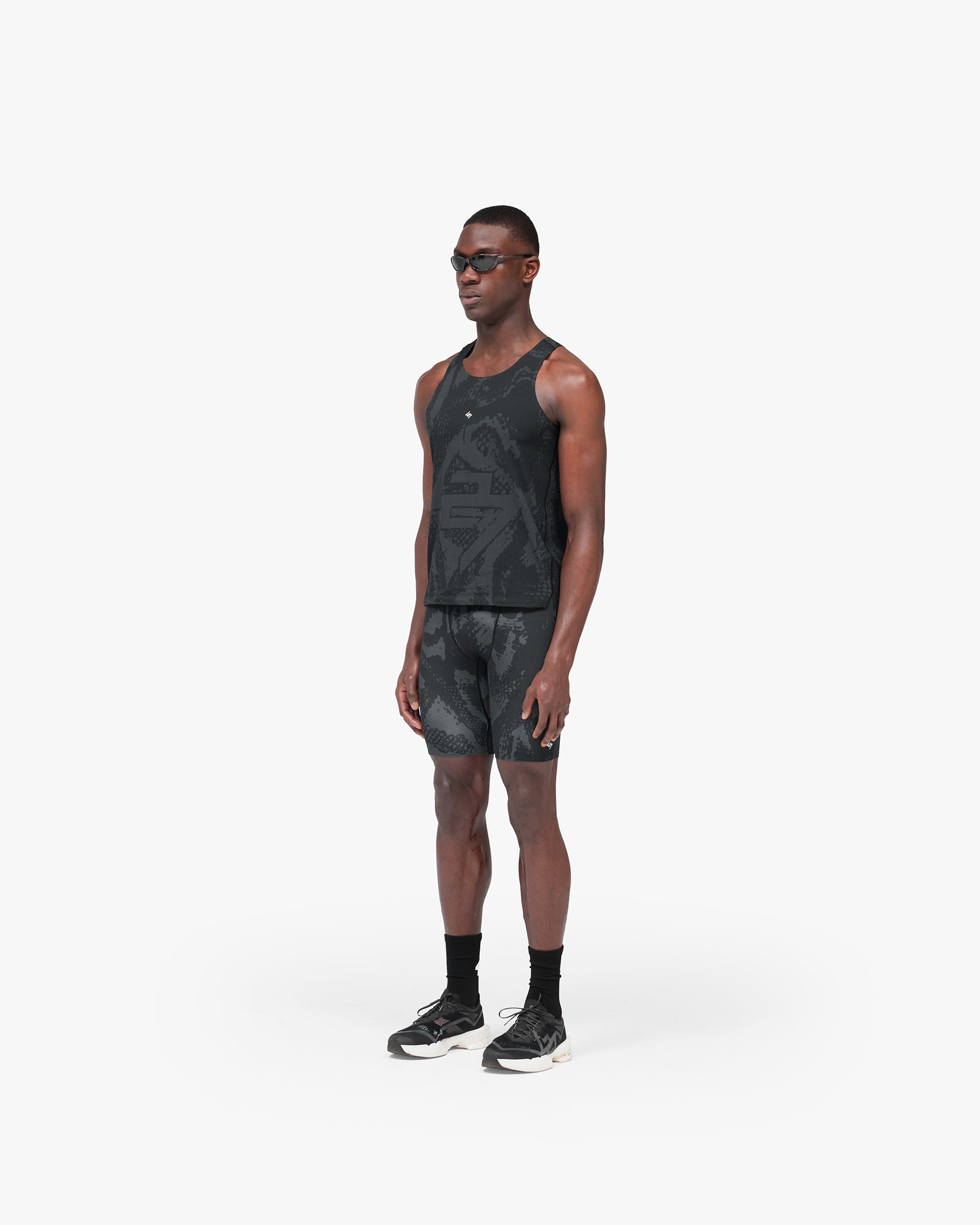 247 Manchester Singlet - Aged Black