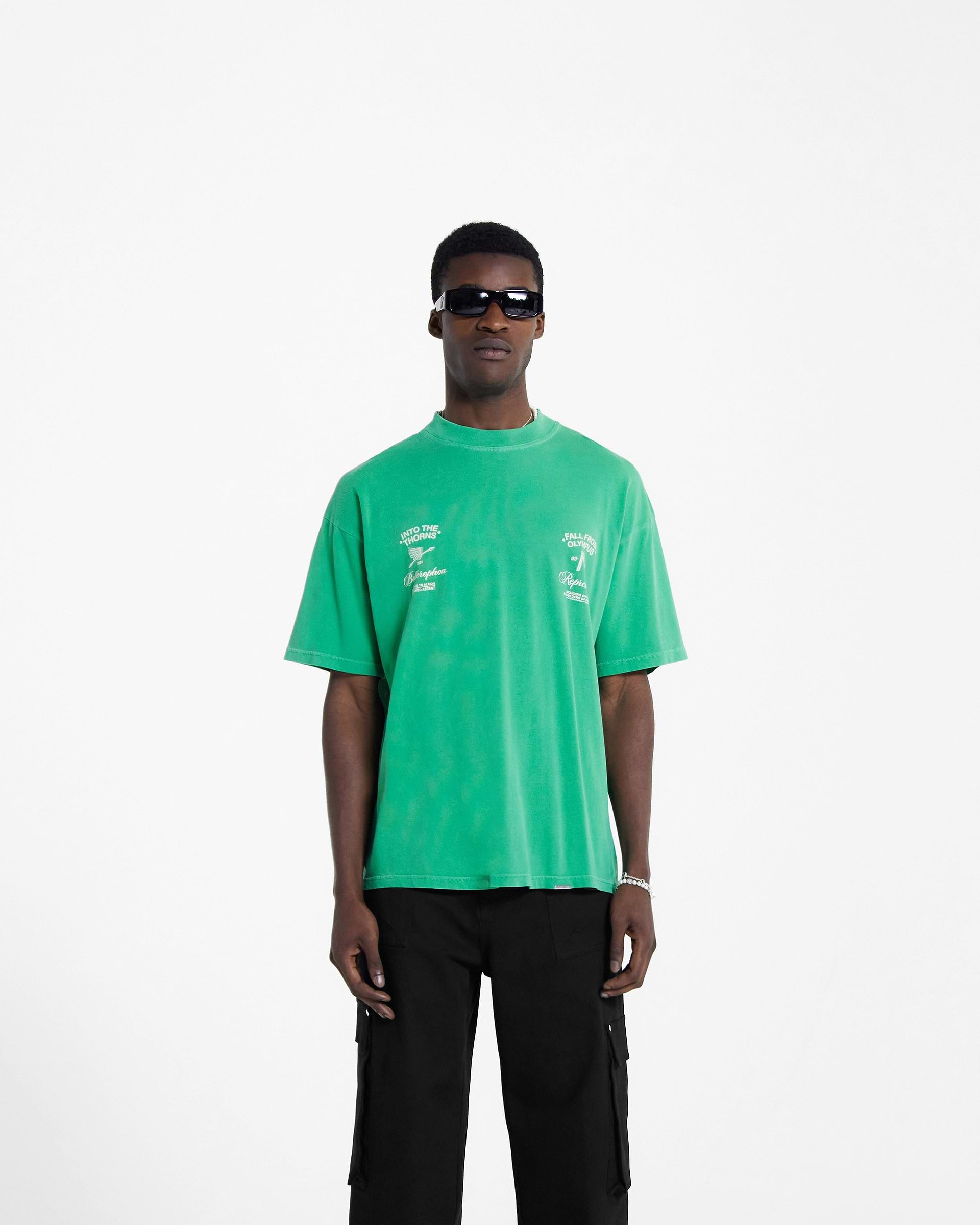 Fall From Olympus T-Shirt - Island Green