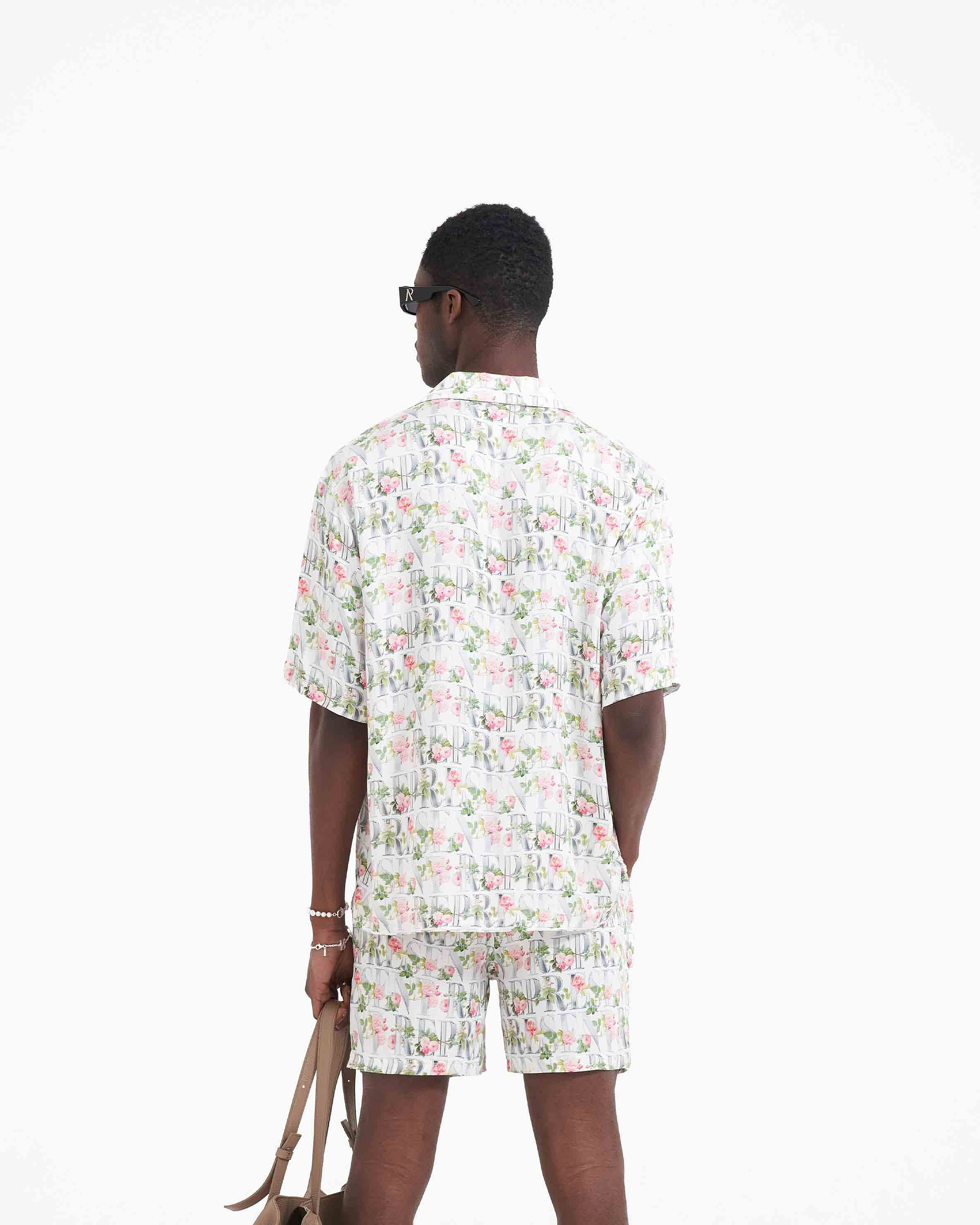 Floral Represent Shirt - Flat White