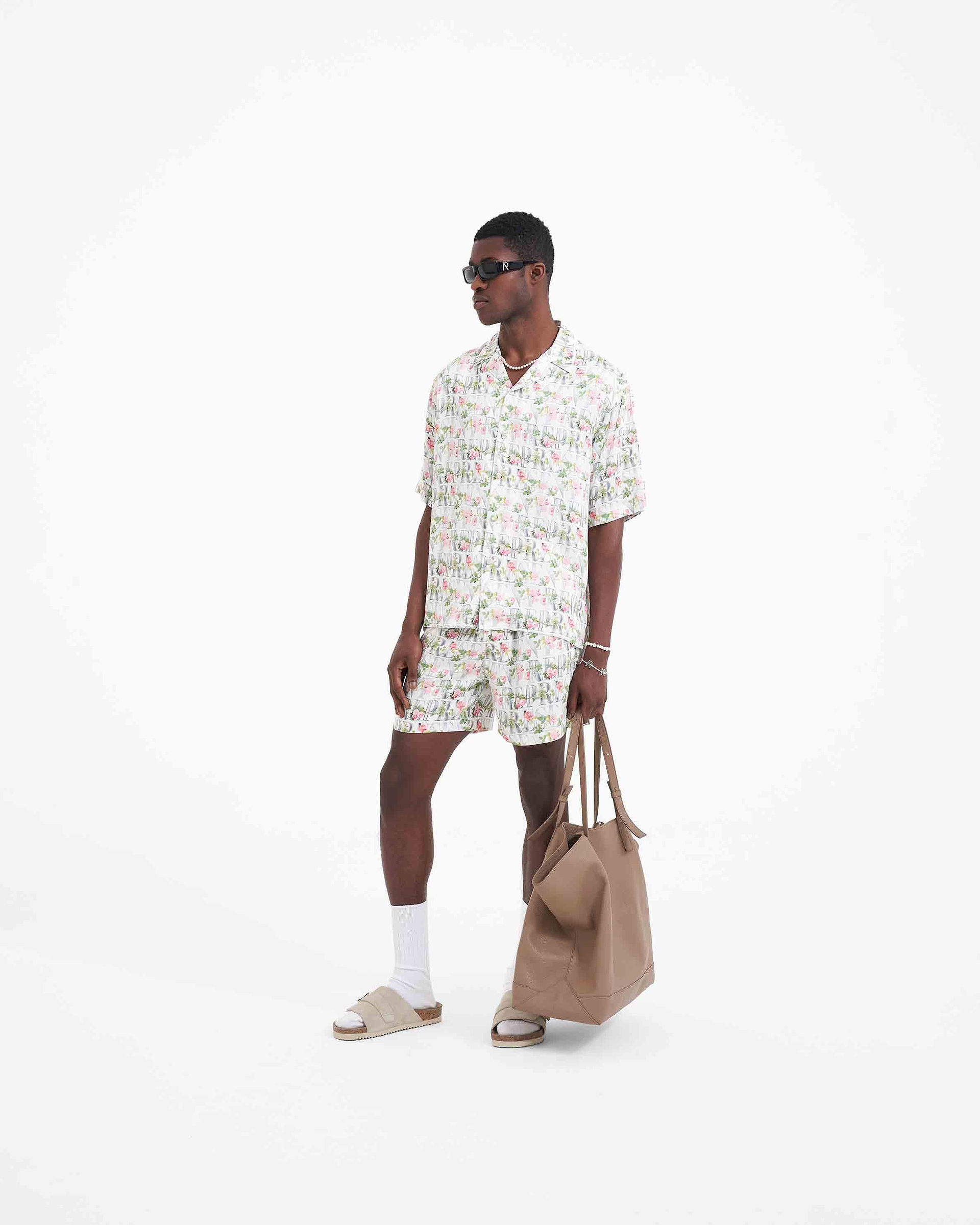 Floral Represent Shirt - Flat White