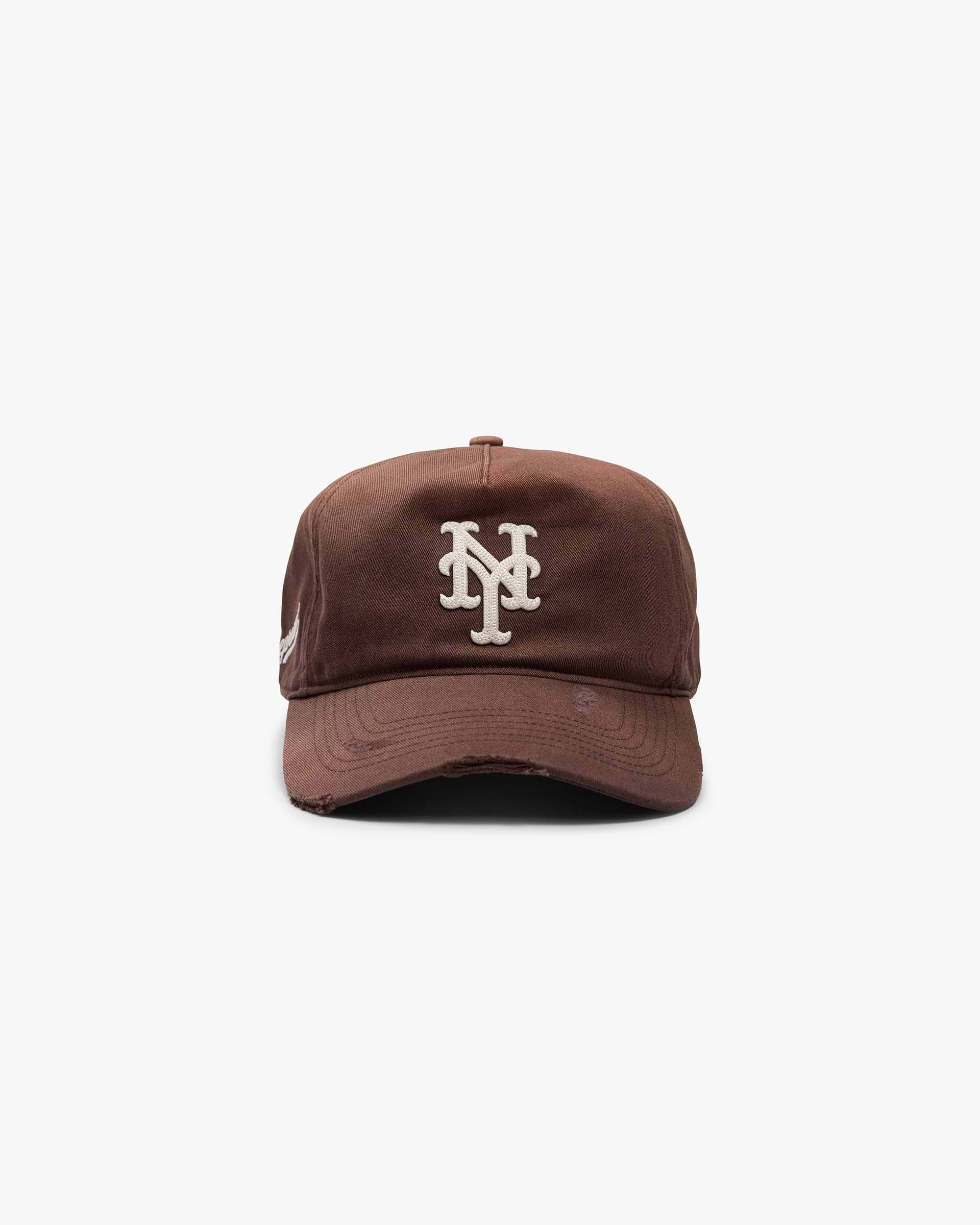 METEO 帽子 THE 7 LINE x METS Arched | New Era Stretch Fit (ORANGE)