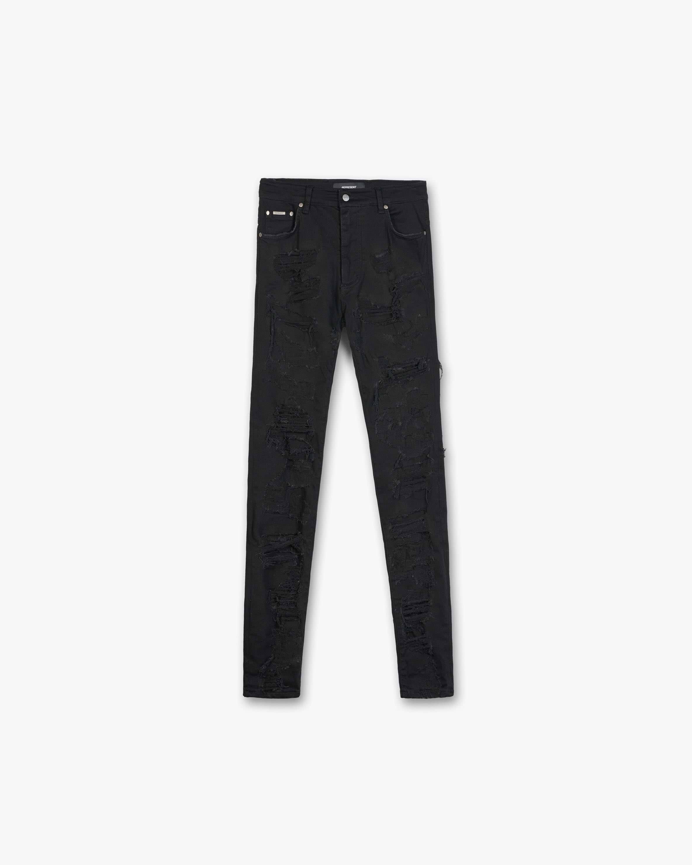 Shredded Denim - Black