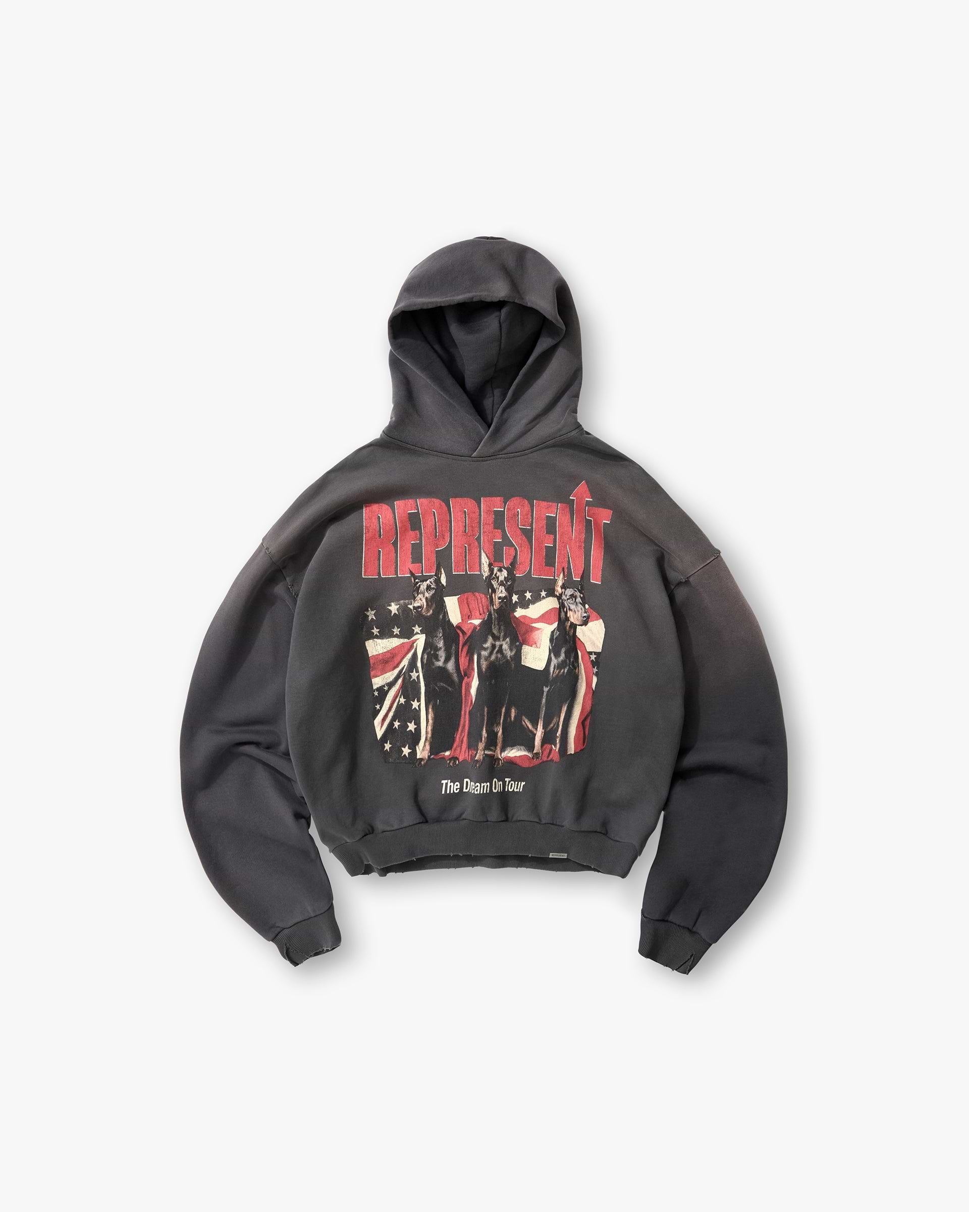 Dream On Tour Hoodie - Sun Fade Grey