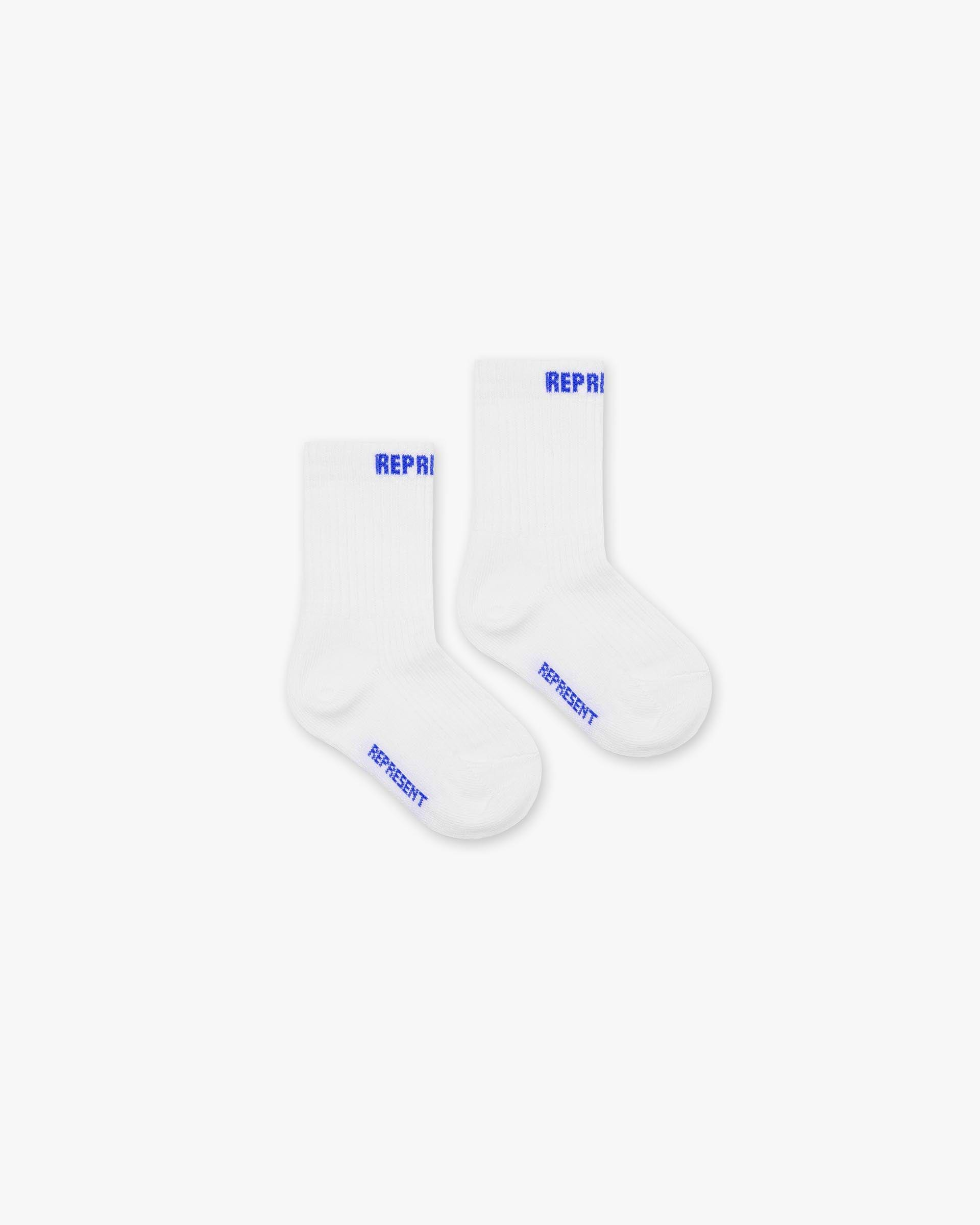 Mini Represent Socks - 3 Pack - Cobalt